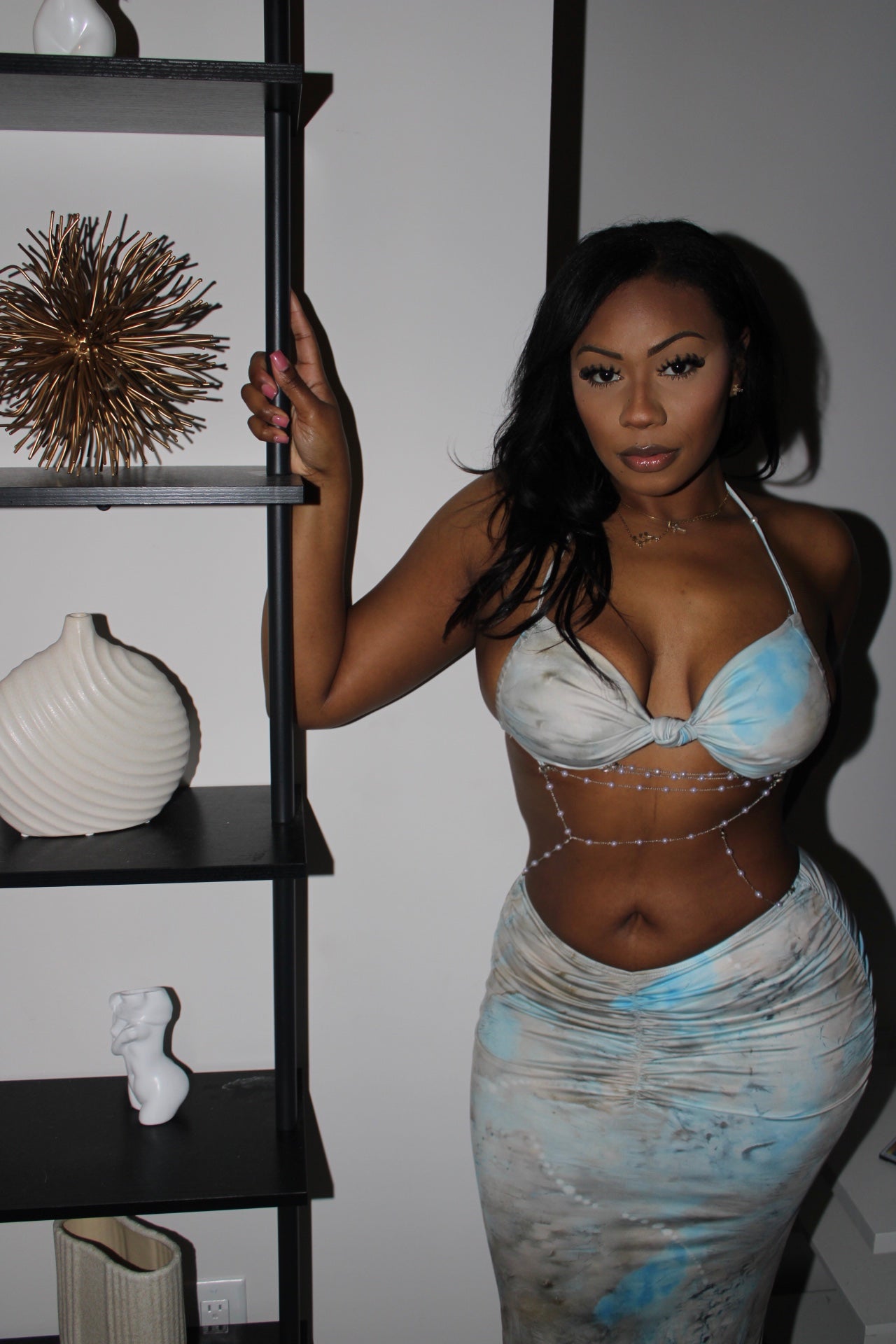 Dreaming of Bora Bora Cut Out Maxi Dress