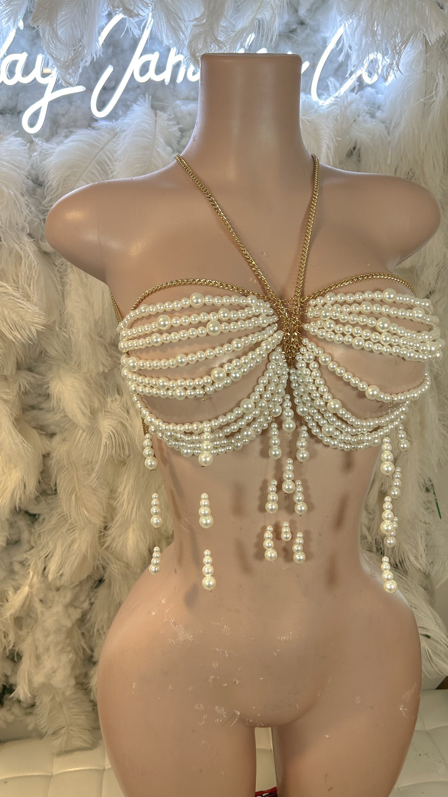 No Time To Cry Beaded bra Top
