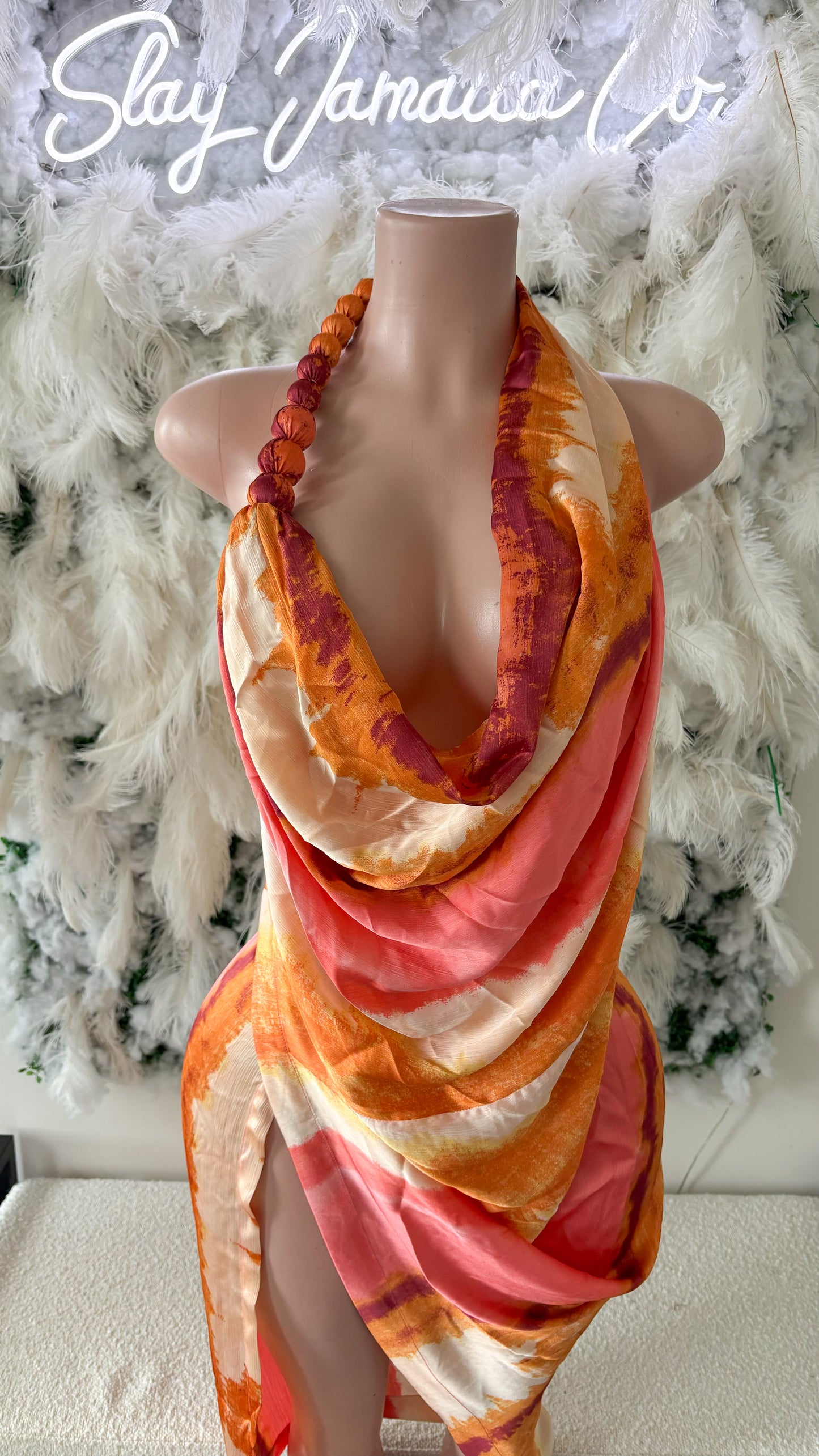 Sunrise In The Sky MIDI Dress