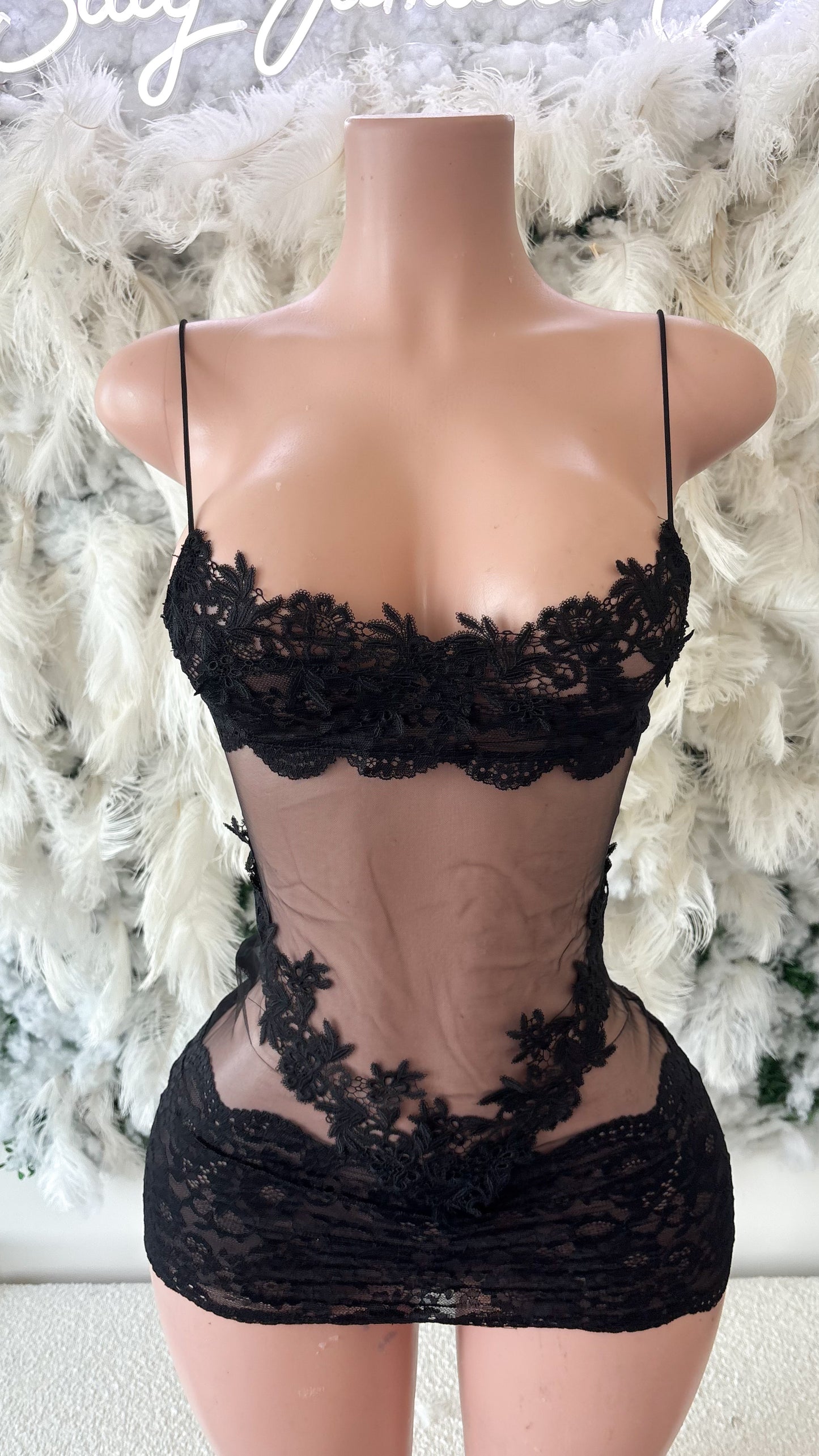 Exotica Lace Mini Dress