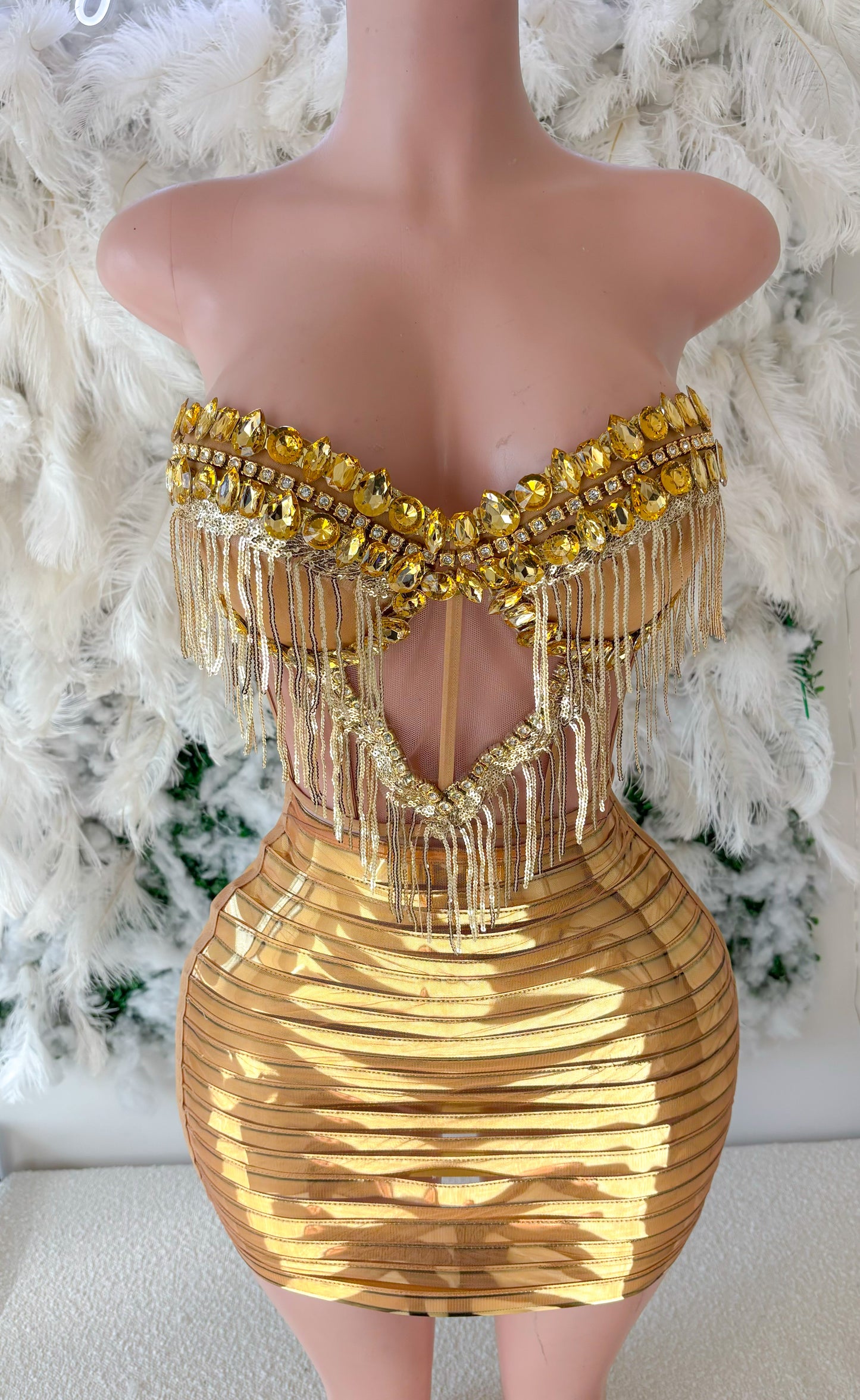 PREORDER ONLY Belle Of The Ball Skirt Set -Gold