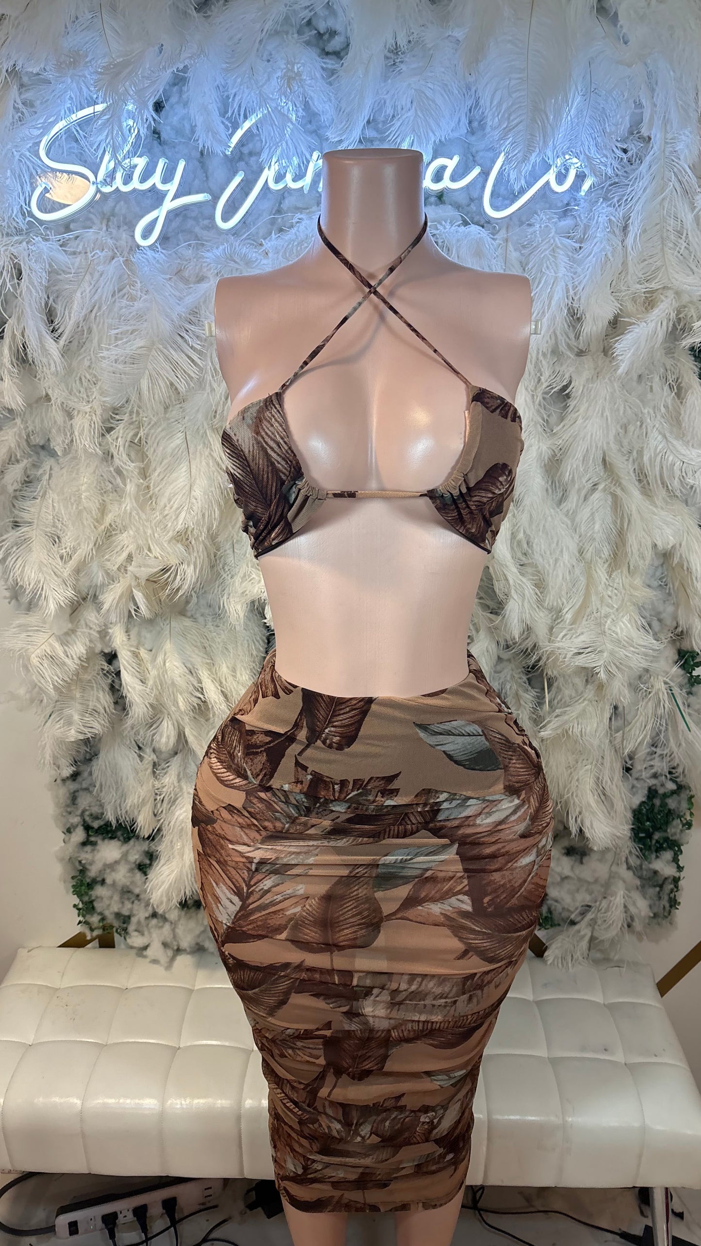 READY TO SHIP Here We Go Again Skirt Set