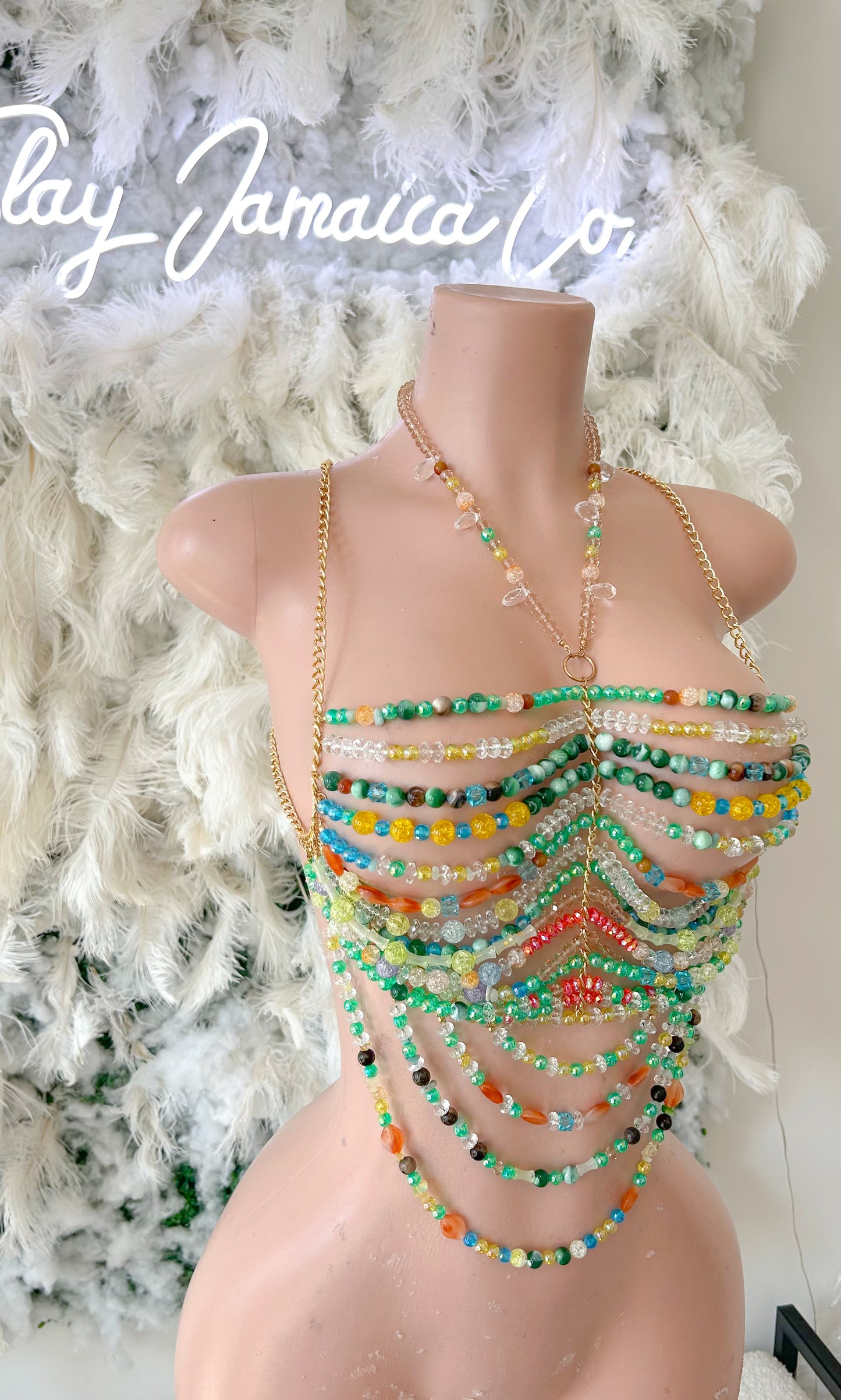 Don’t Hesitate Beaded Crop Top
