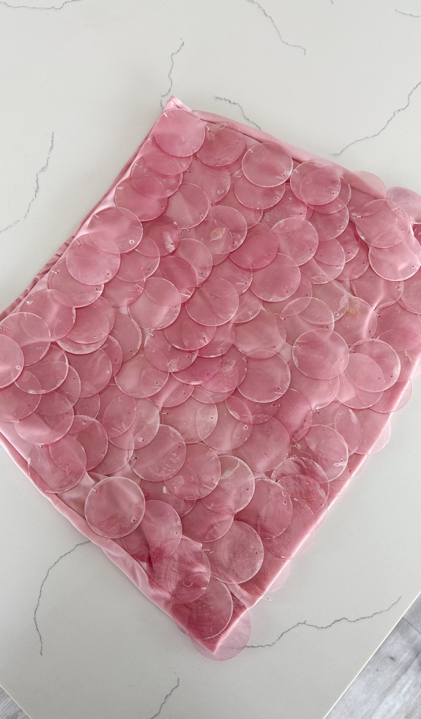 Ibiza Is Calling Capiz Shell Mini Skirt