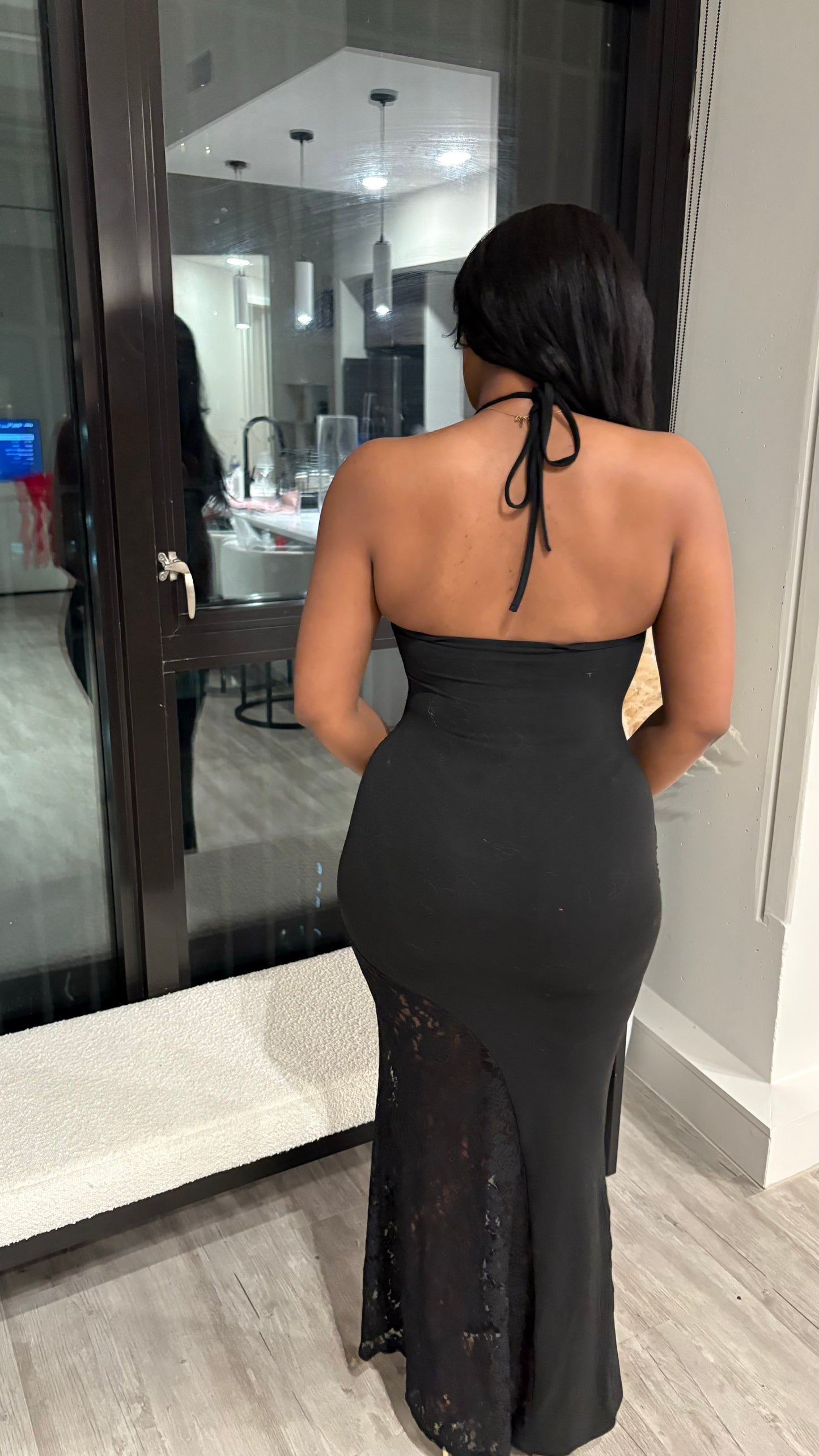 Reach For The Stars Lace Midi Dress