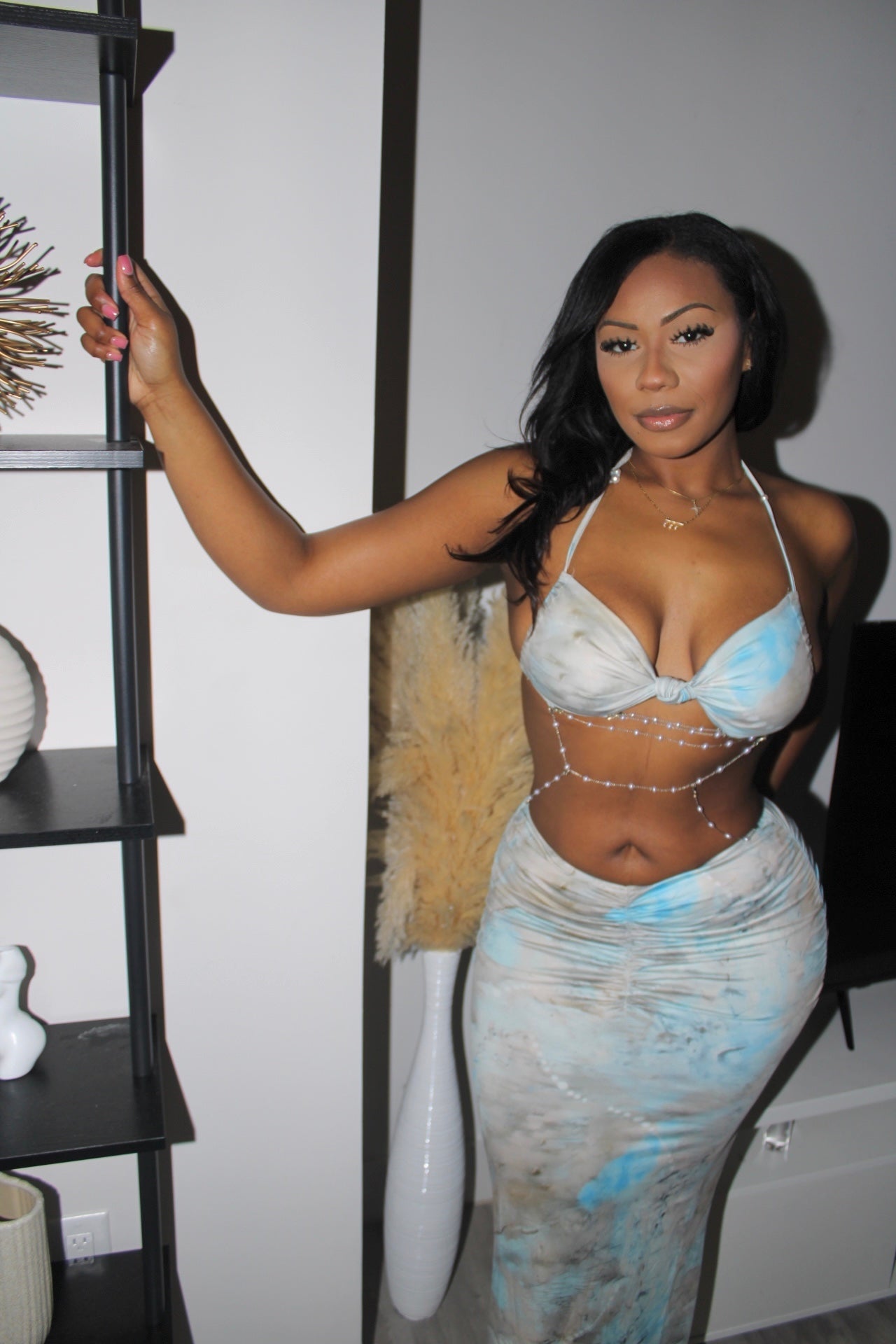 Dreaming of Bora Bora Cut Out Maxi Dress