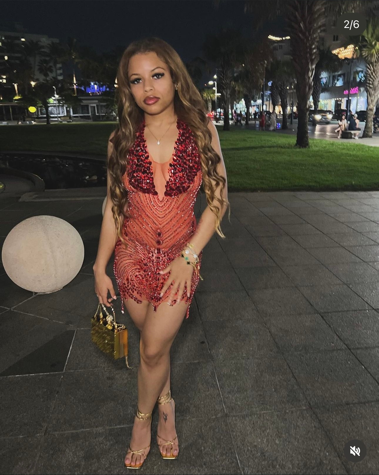 PREORDER ONLY Dolly Captain Luxury Rhinestone Mini Dress hun