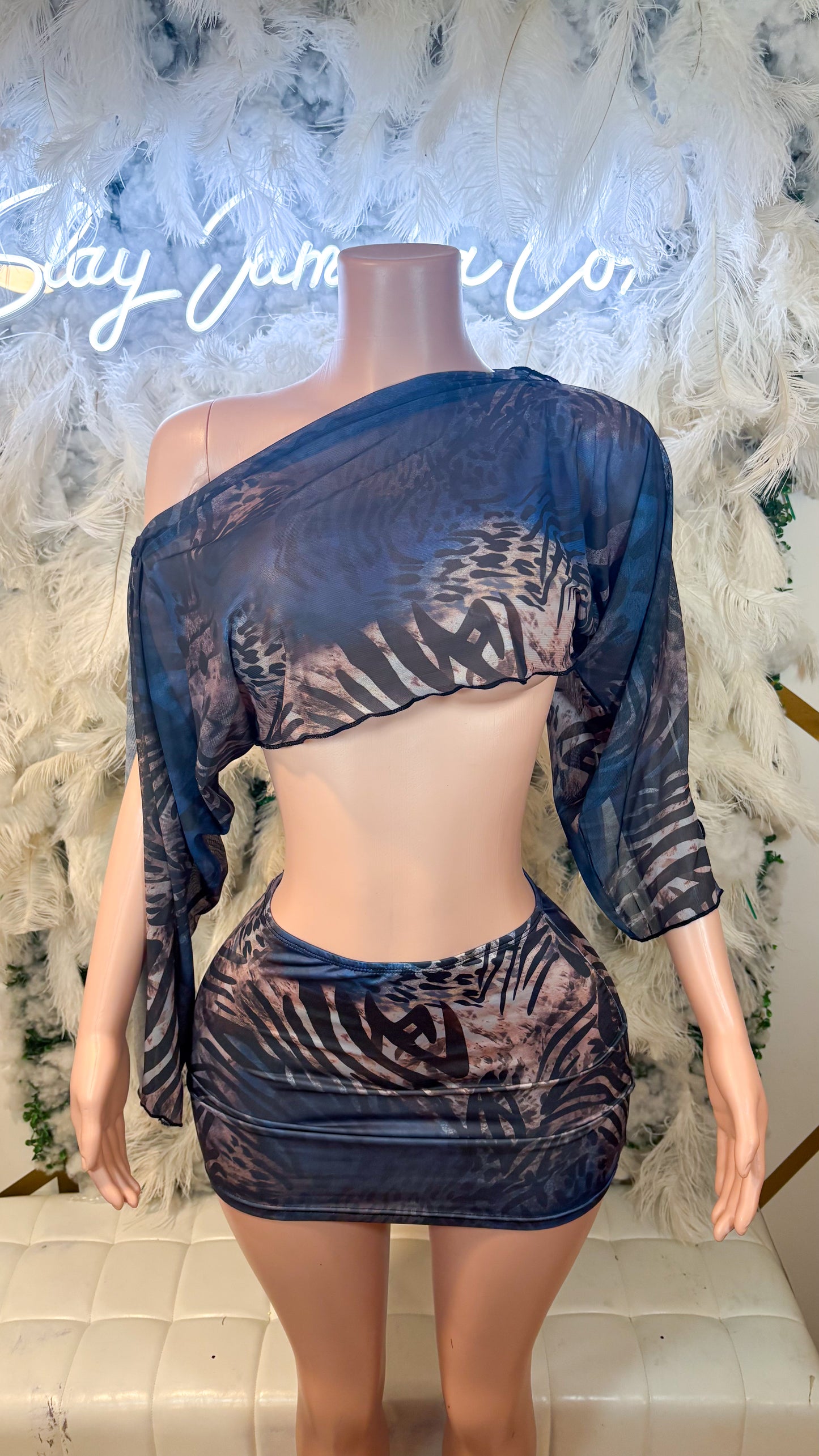 Baddie Mission Skirt Set