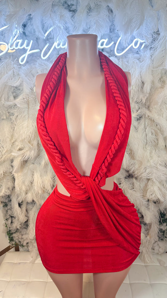 Under The Stars Rope Mini Dress