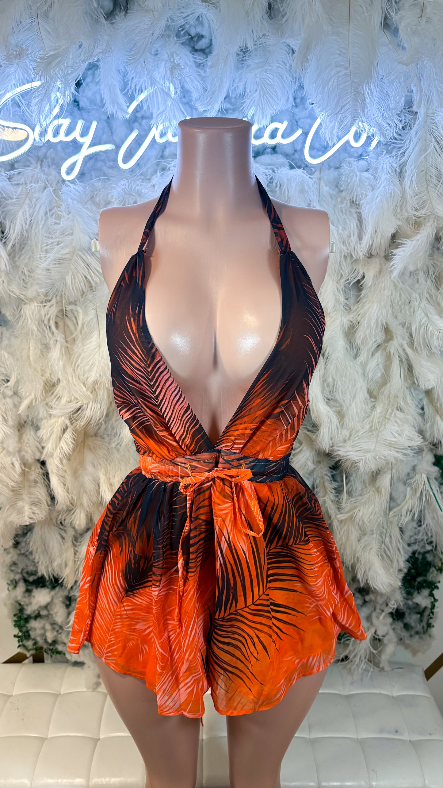 READY TO SHIP Miami Sunrise Romper
