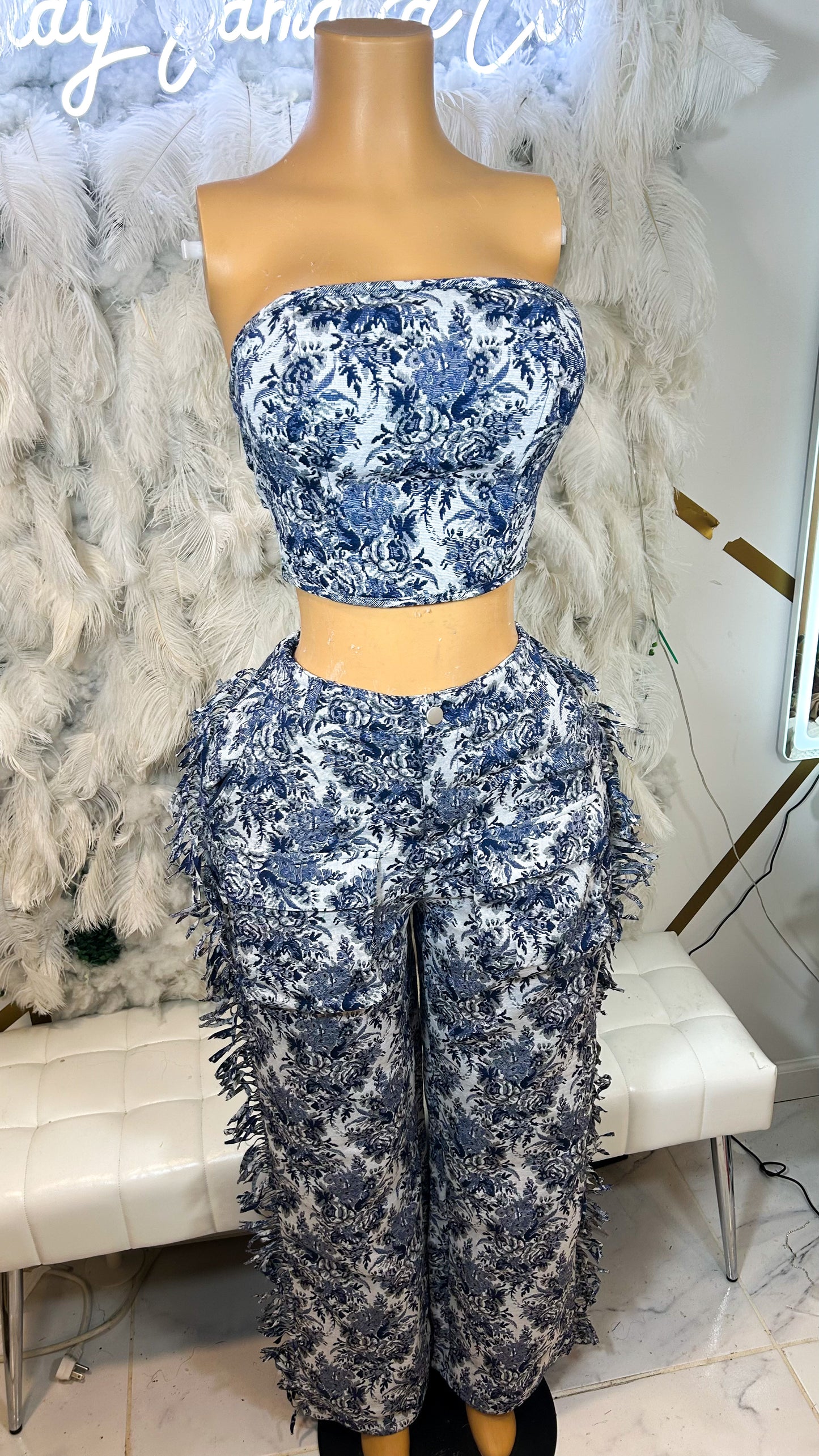 Into The Zone Tapestry Pants Set