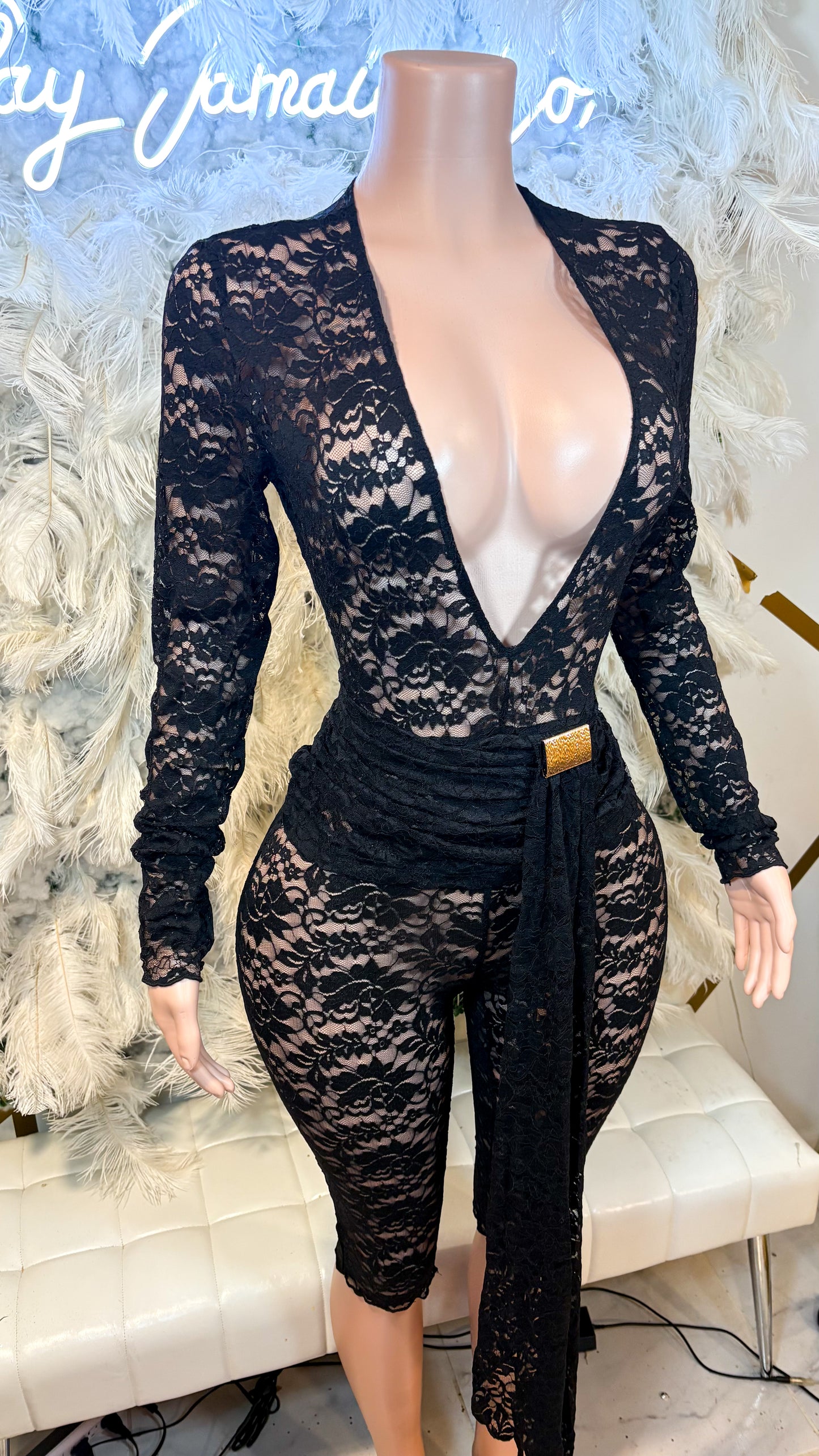 His Favorite Secret Mesh Romper