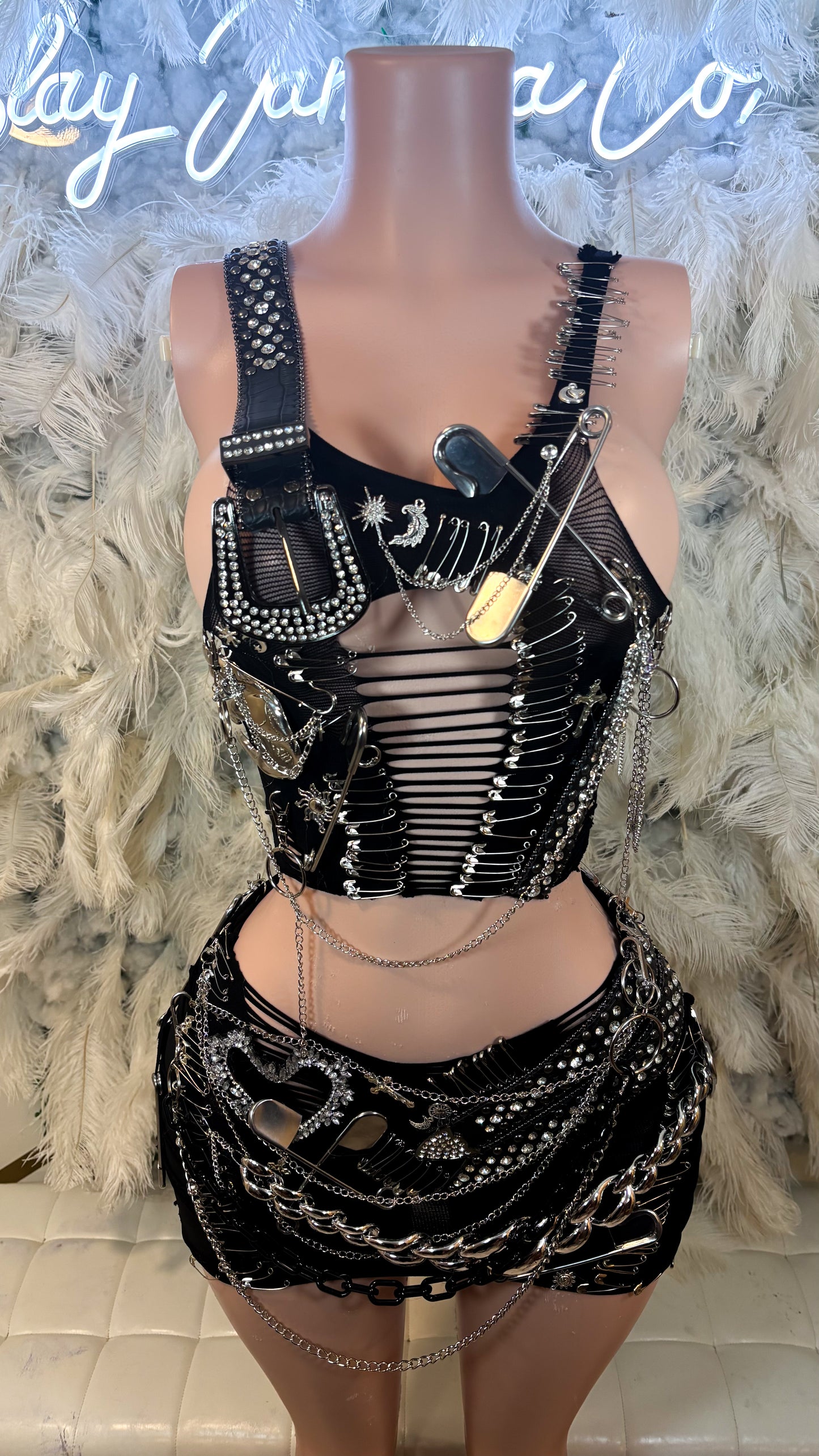 I’m The Main Character Embellished Skirt Set