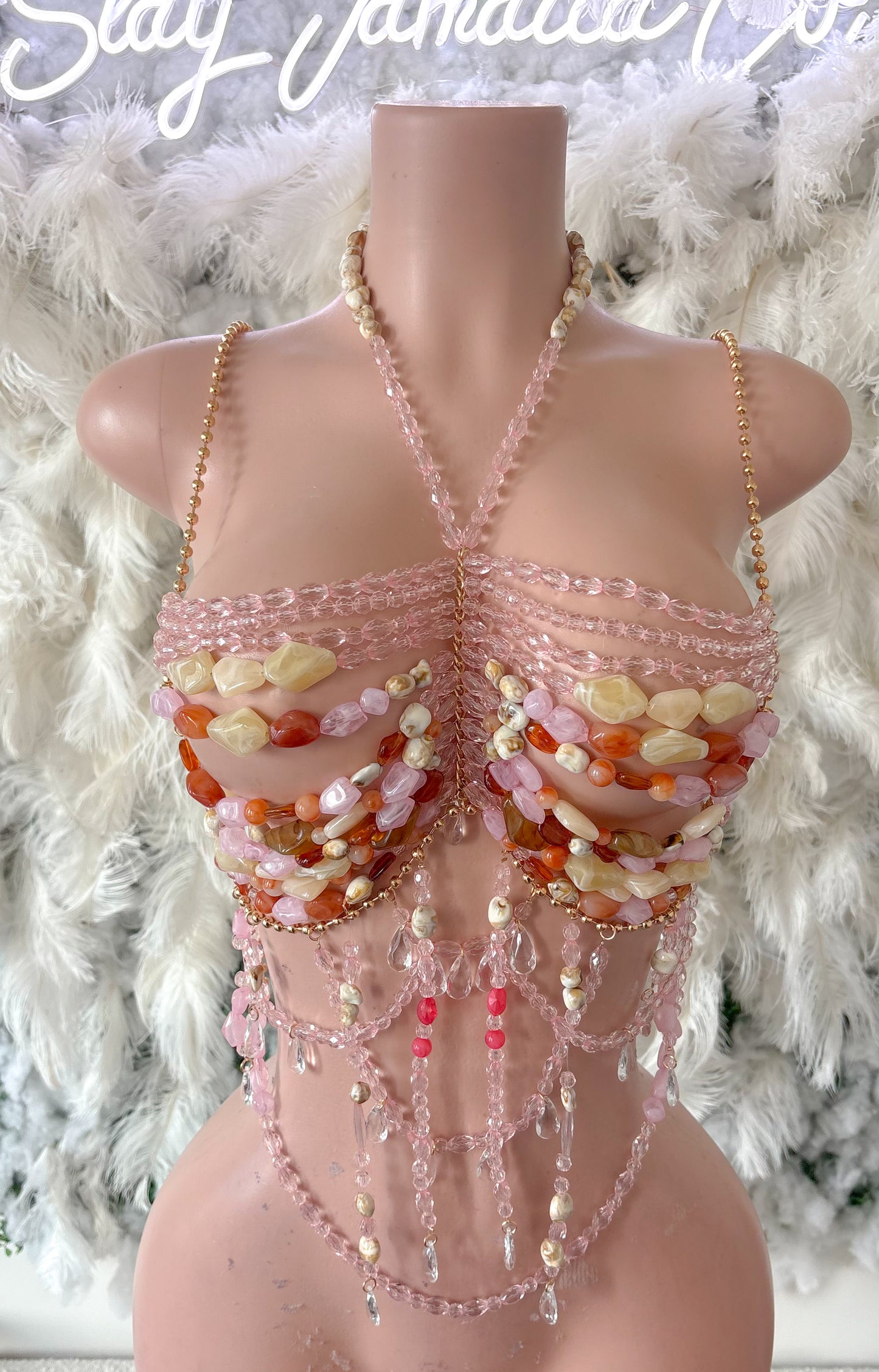 Mykonos Treats Beaded Top