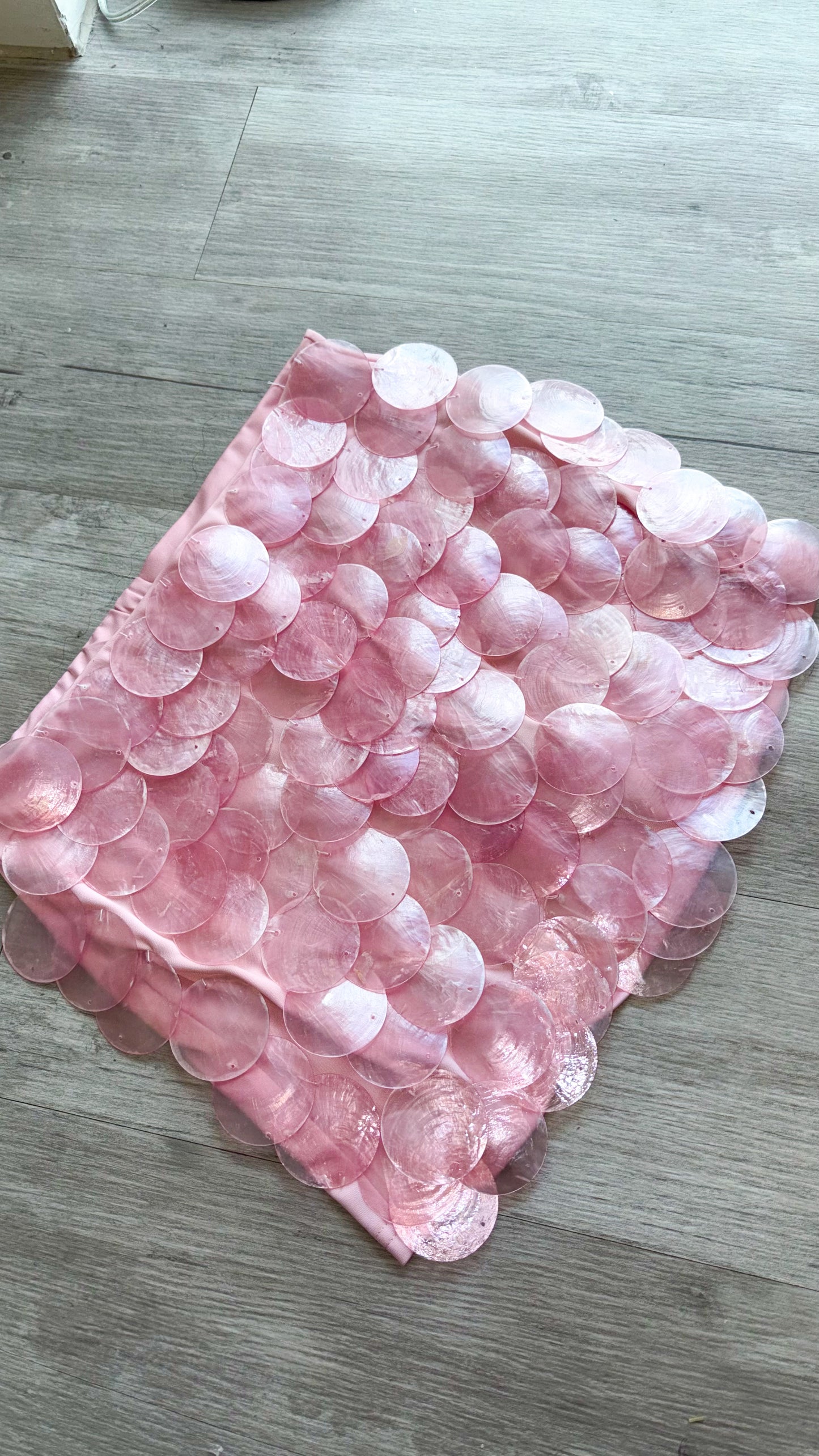 Ibiza Is Calling Capiz Shell Mini Skirt