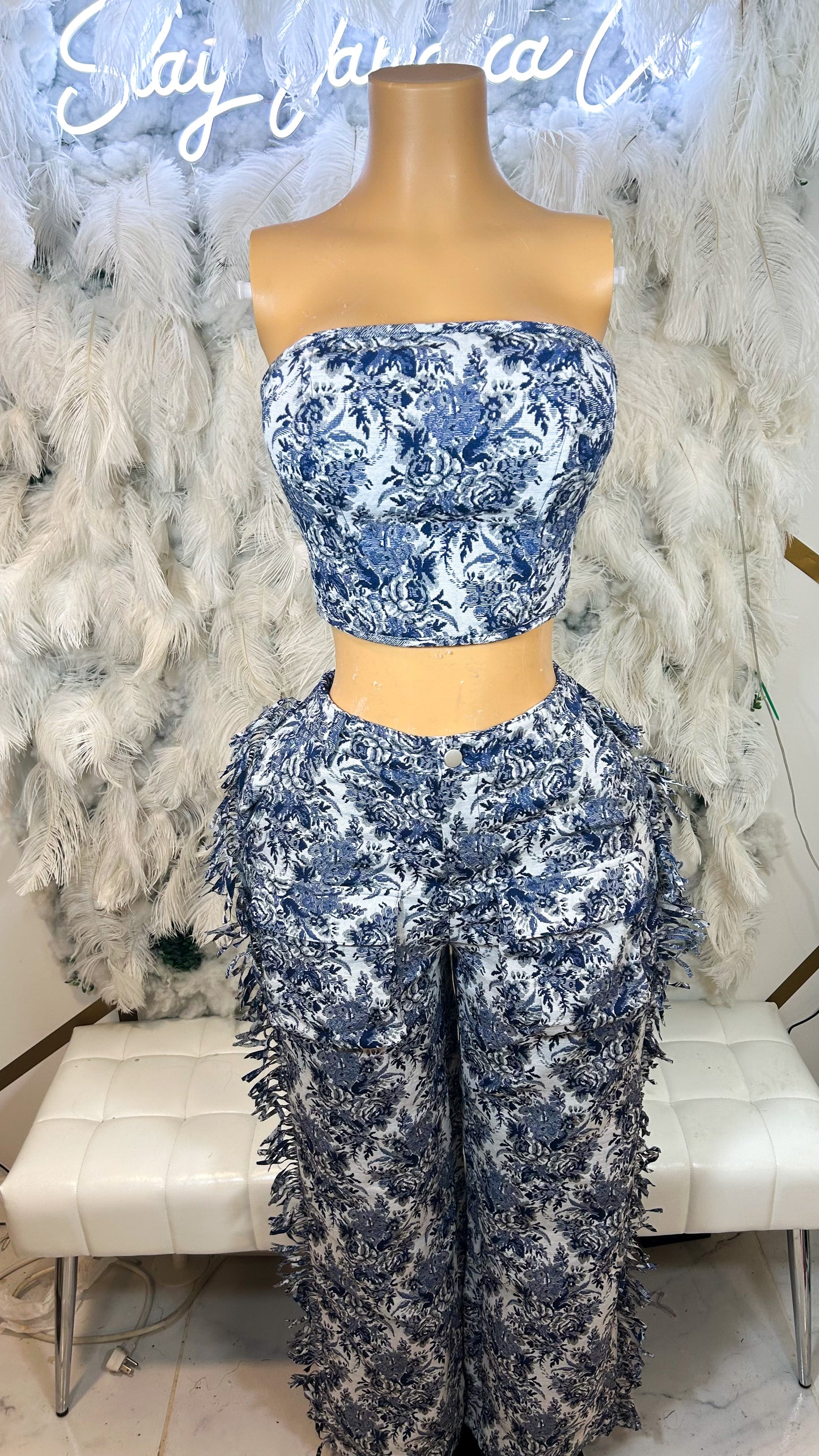Into The Zone Tapestry Pants Set