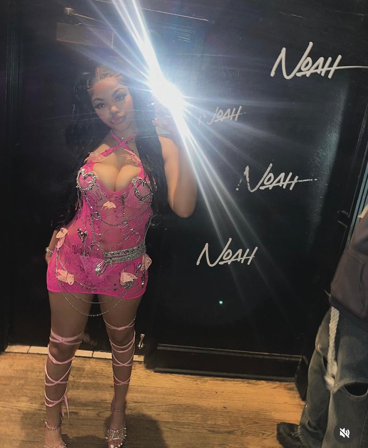 Bad Girl$ Club Embellished Mini Dress