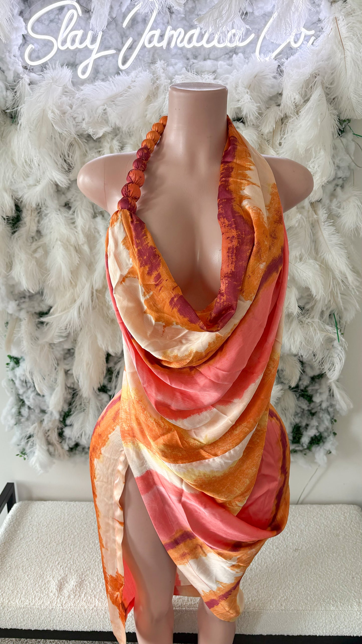 Sunrise In The Sky MIDI Dress