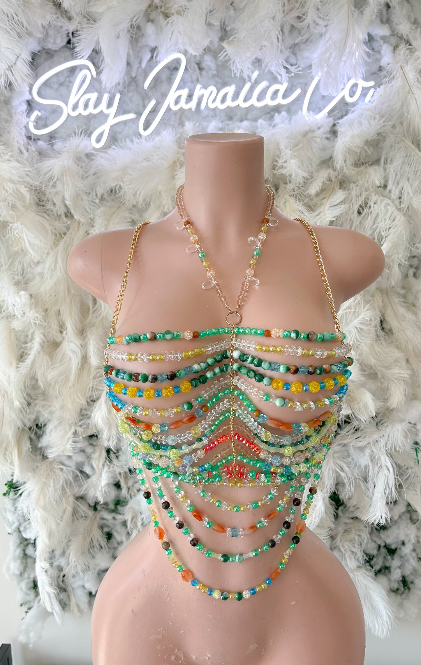 Don’t Hesitate Beaded Crop Top