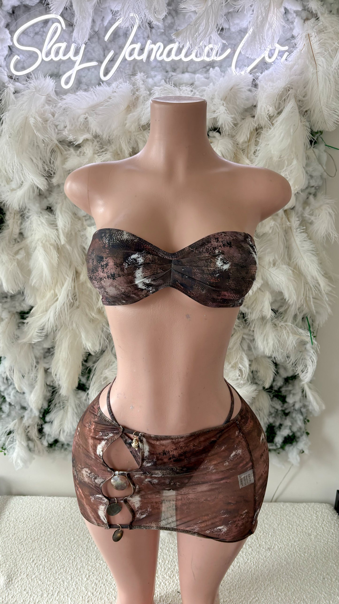 I’m Talking About In It Bikini Skirt Set