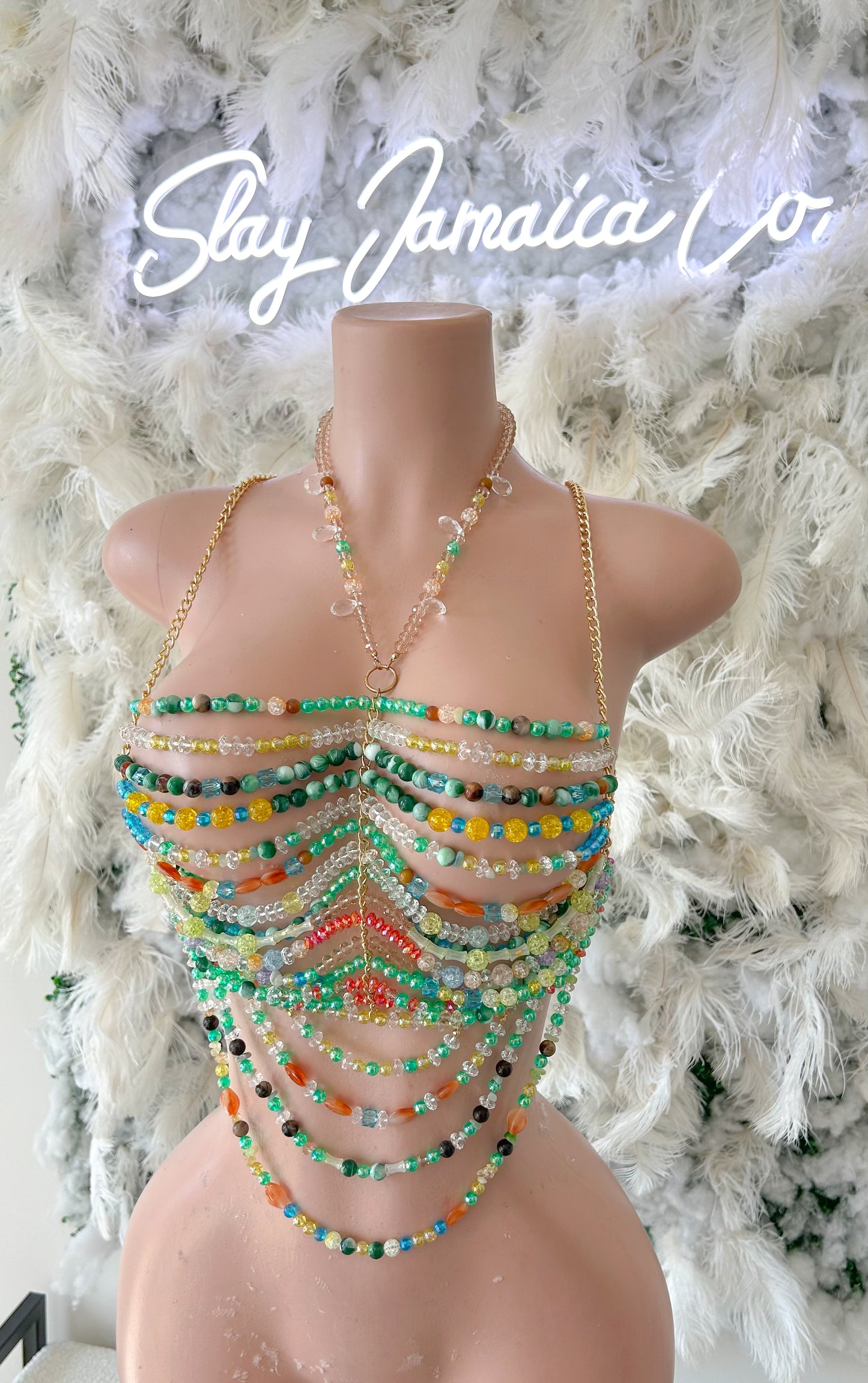 Don’t Hesitate Beaded Crop Top