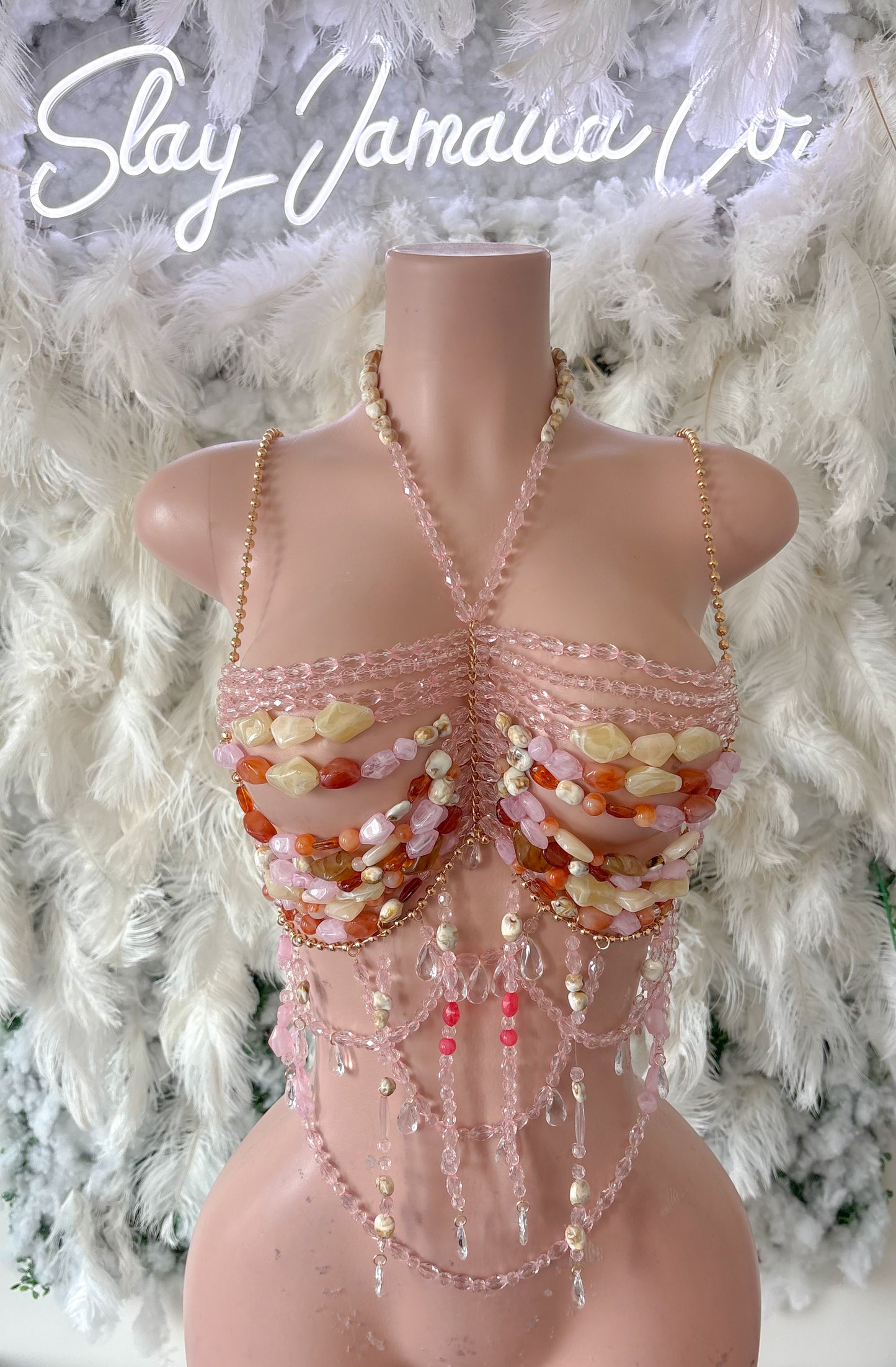 Mykonos Treats Beaded Top