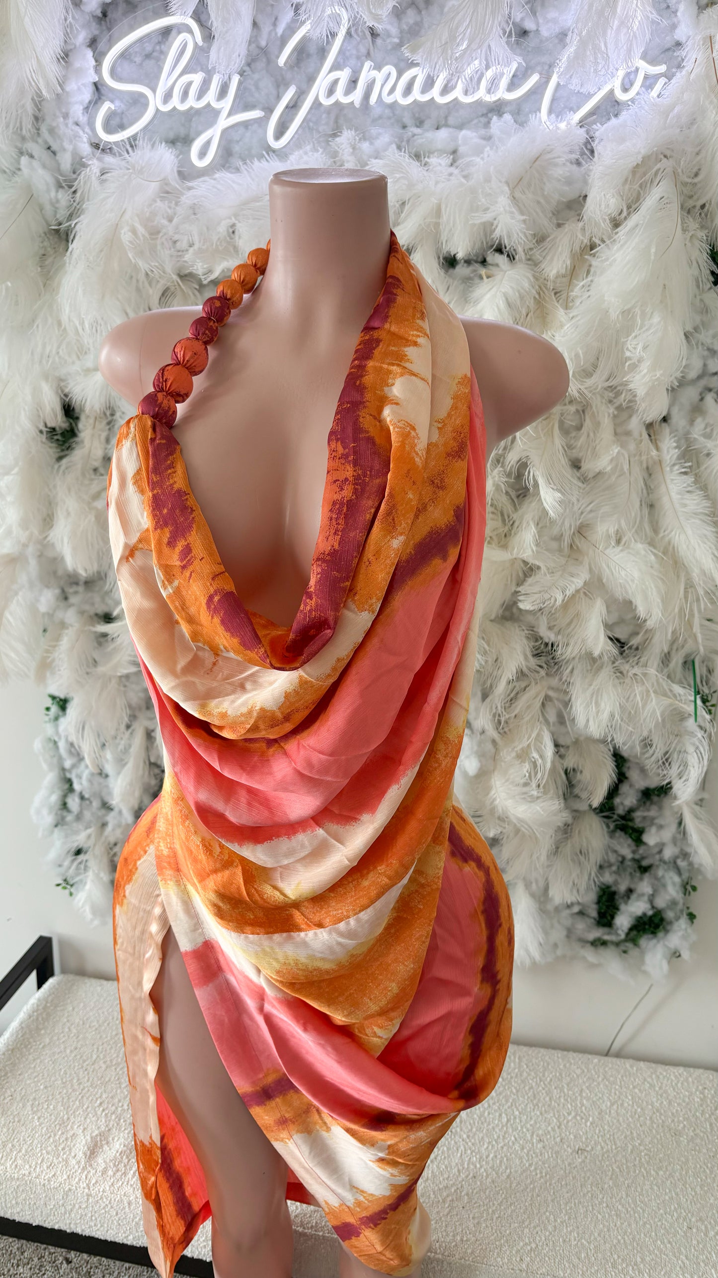 Sunrise In The Sky MIDI Dress