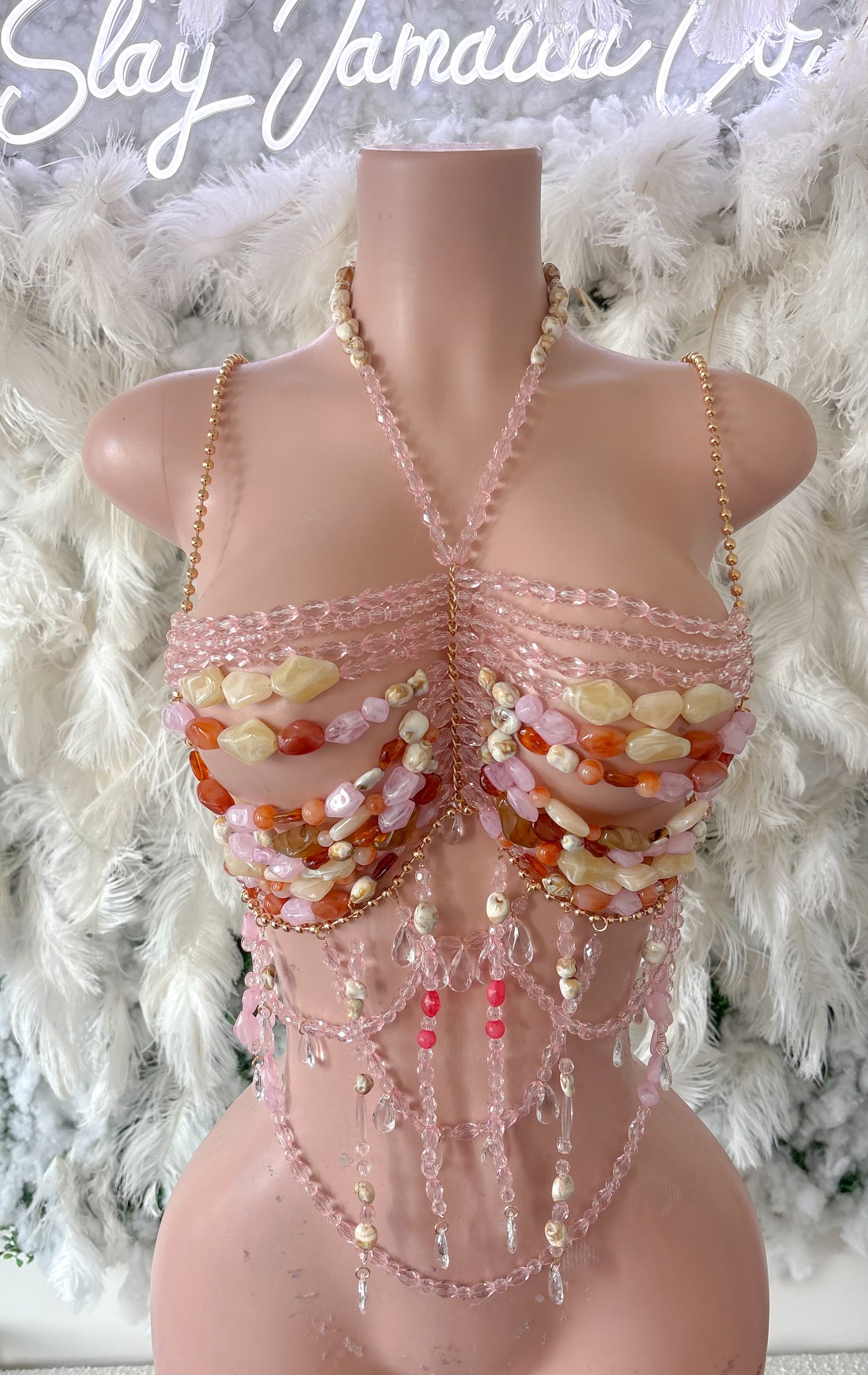 Mykonos Treats Beaded Top