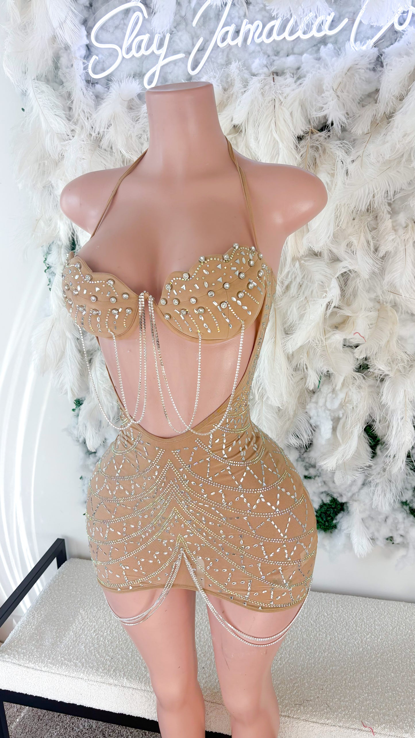 Princess Diaries Rhinestone Mini Dress