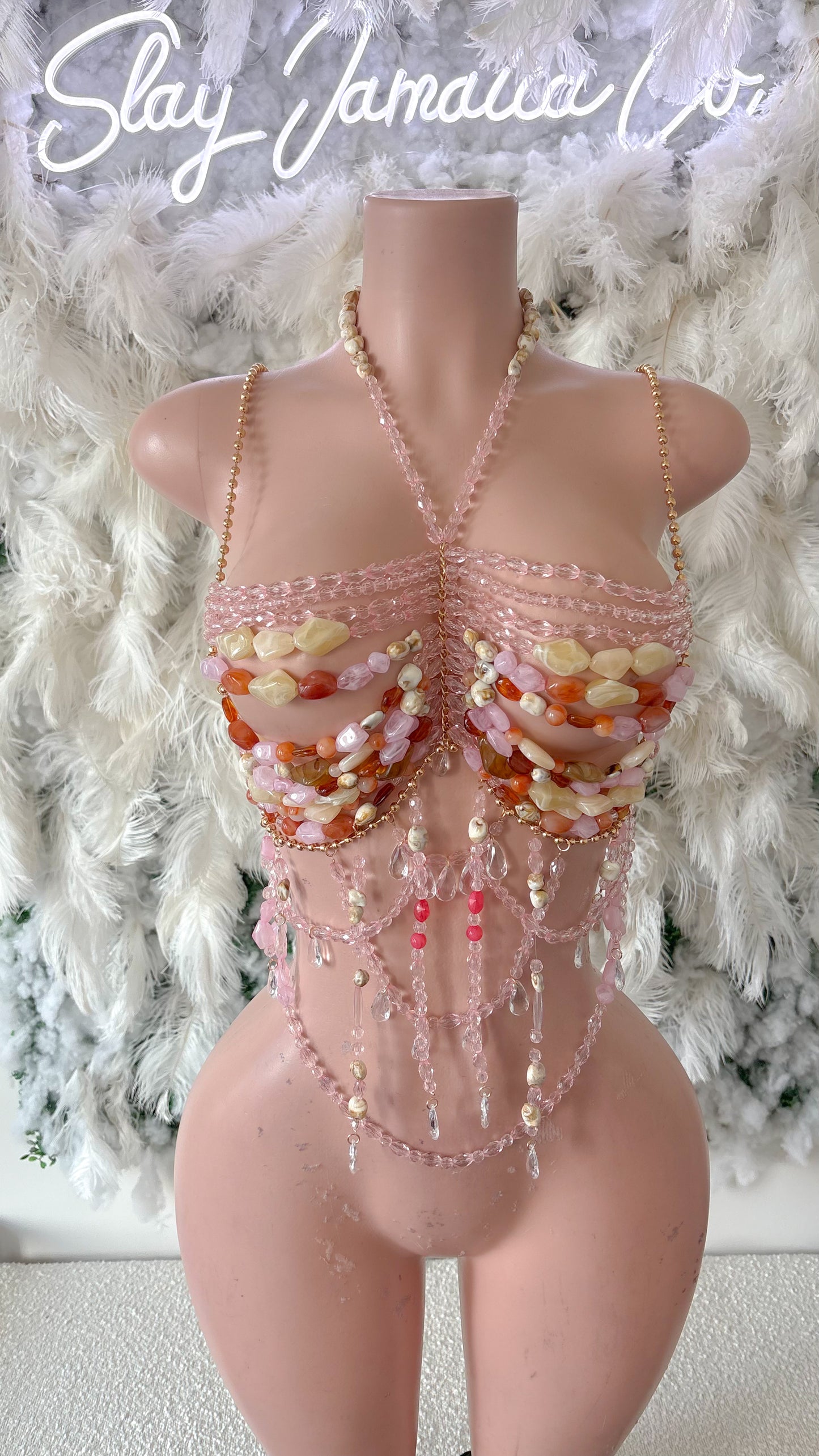 Mykonos Treats Beaded Top