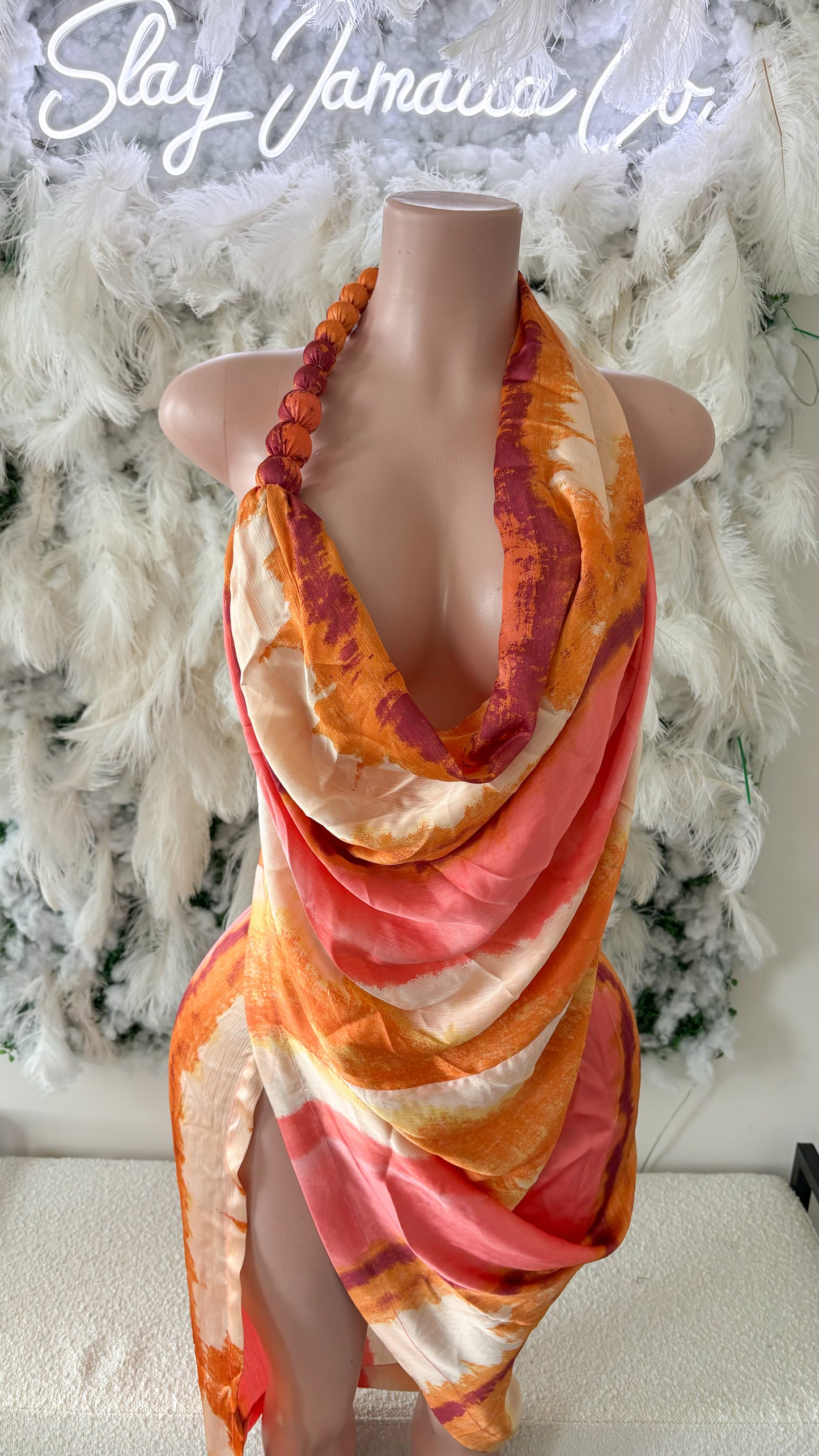 Sunrise In The Sky MIDI Dress