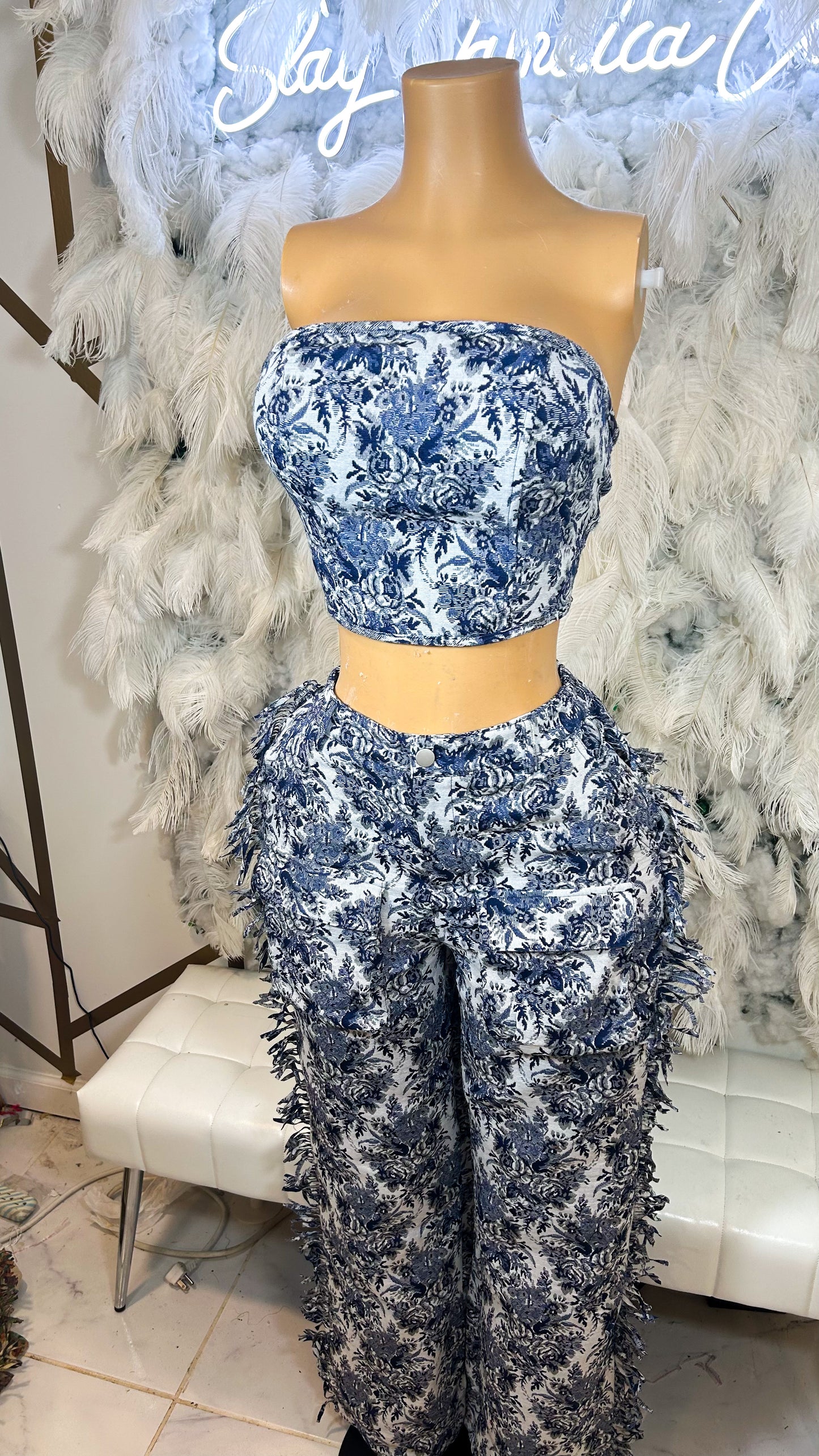 Into The Zone Tapestry Pants Set