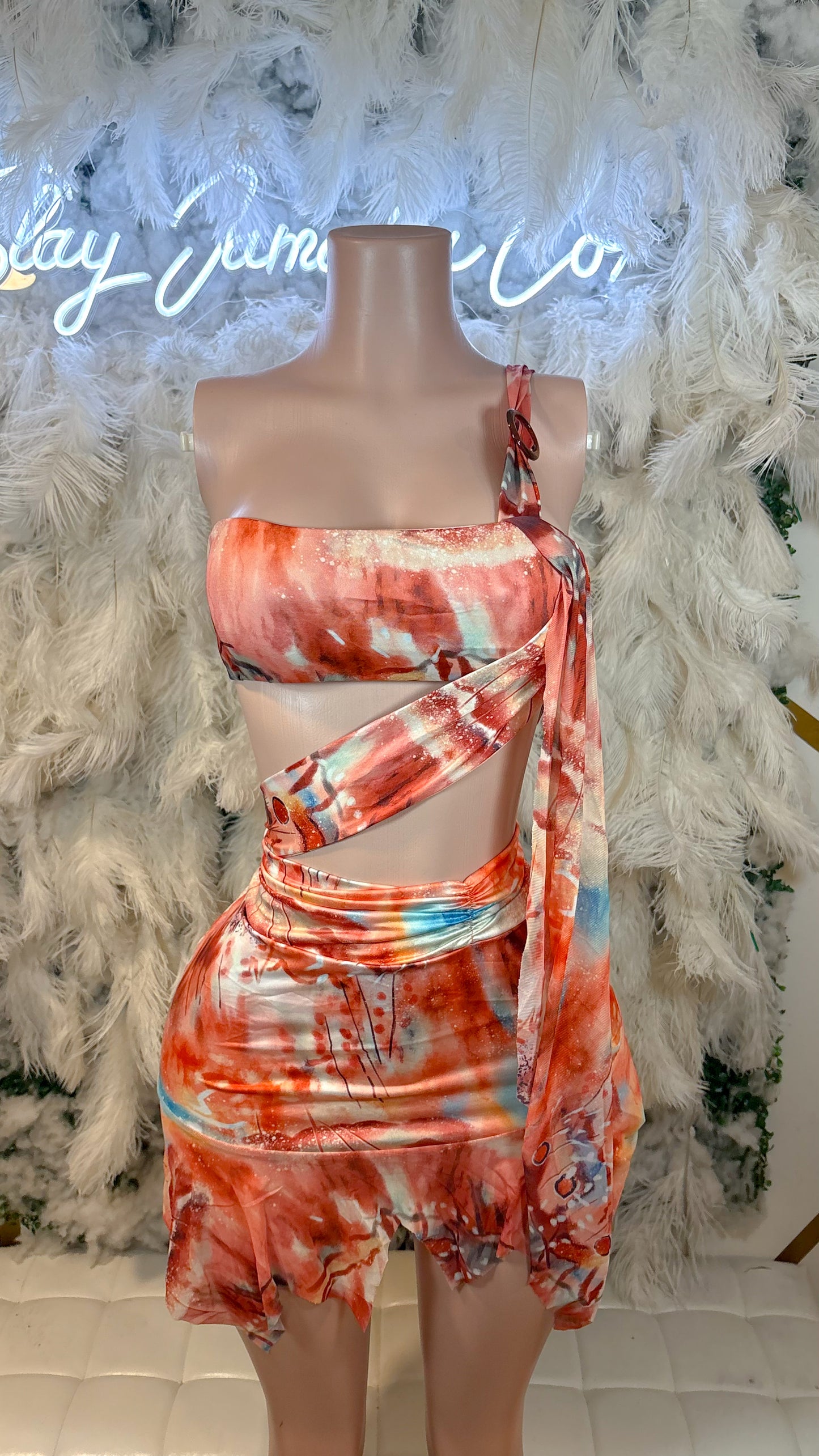 READY TO SHIP Copacabana Lovers Mini Dress