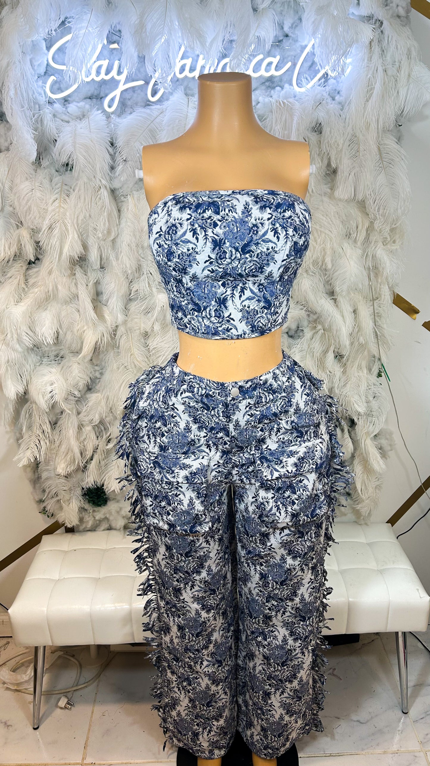 Into The Zone Tapestry Pants Set