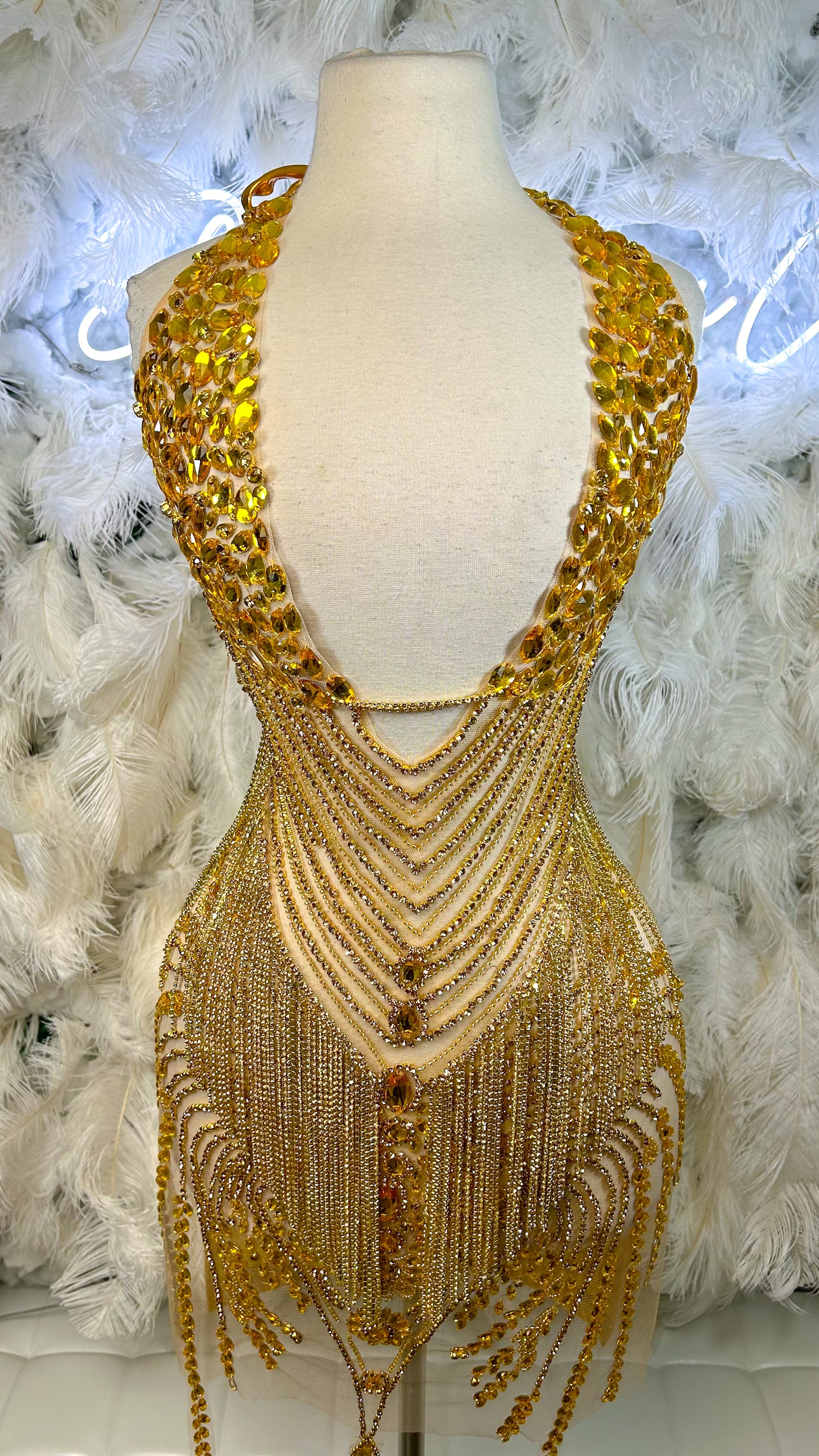 PREORDER ONLY The Real It Girl Chain Luxury Mini Dress