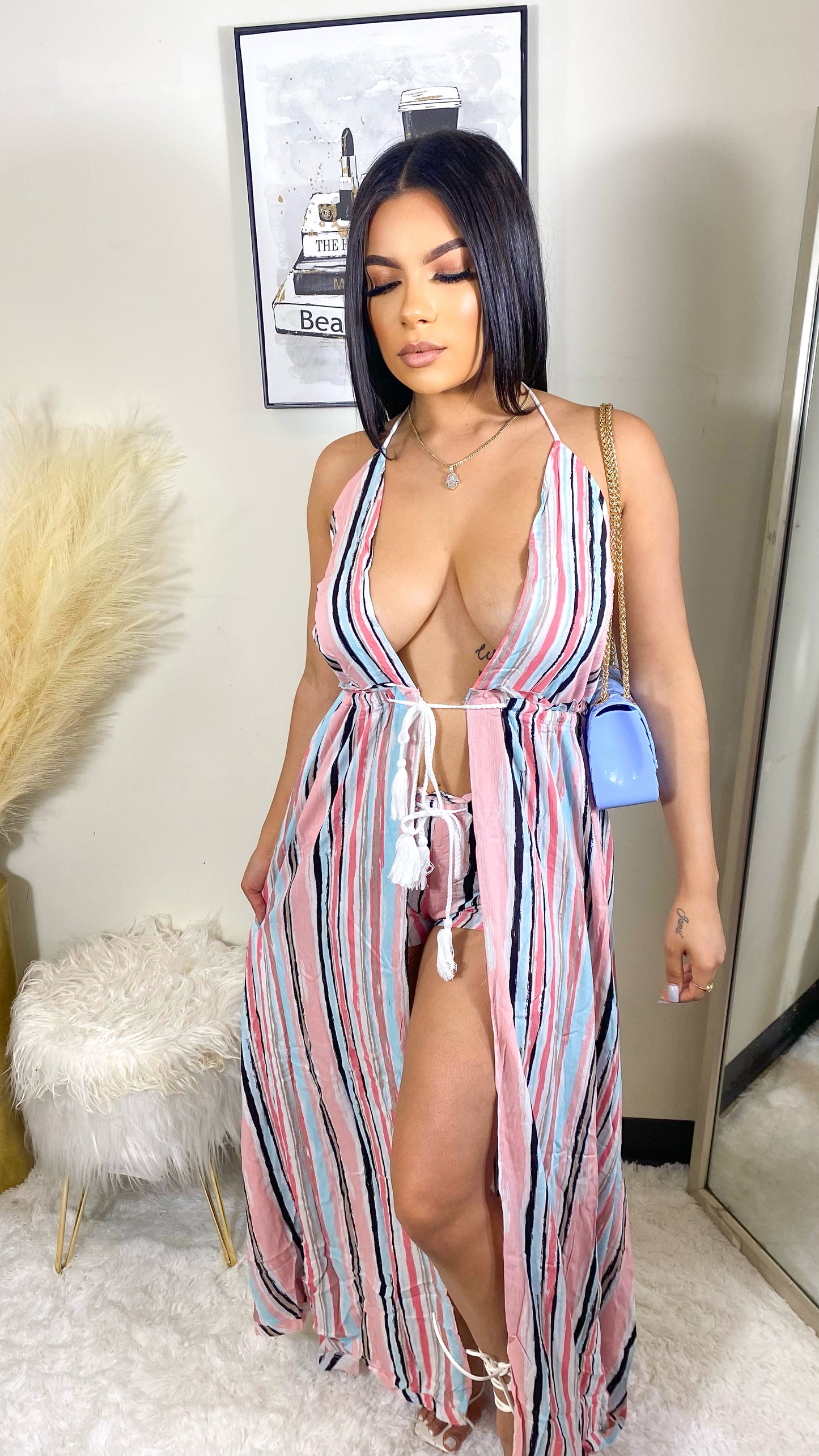 Light Breeze Two piece Shorts Set
