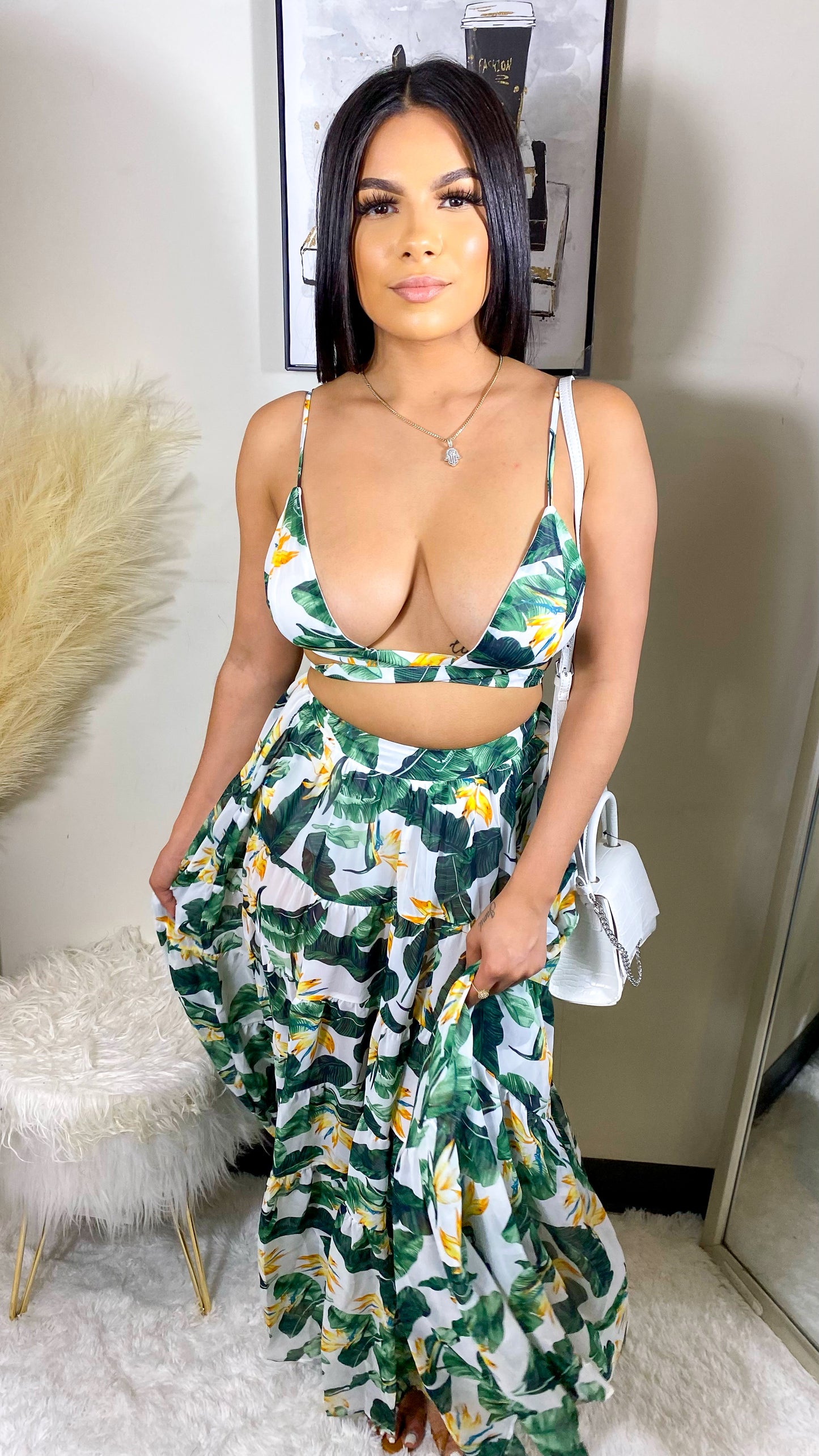 Marianne Floral Skirt Set