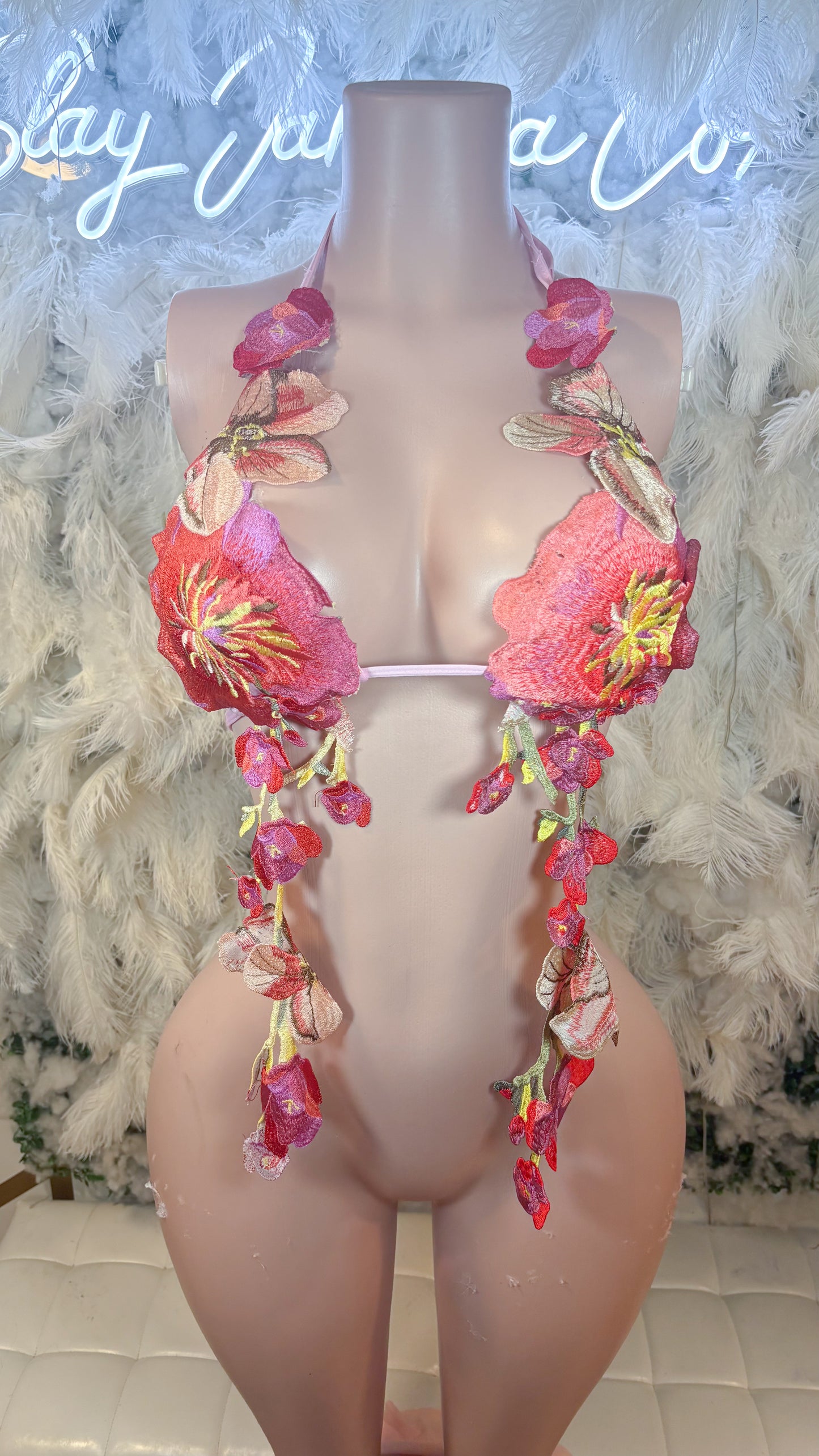 Hawaiian Mojito Sunrise Floral Top - Pink