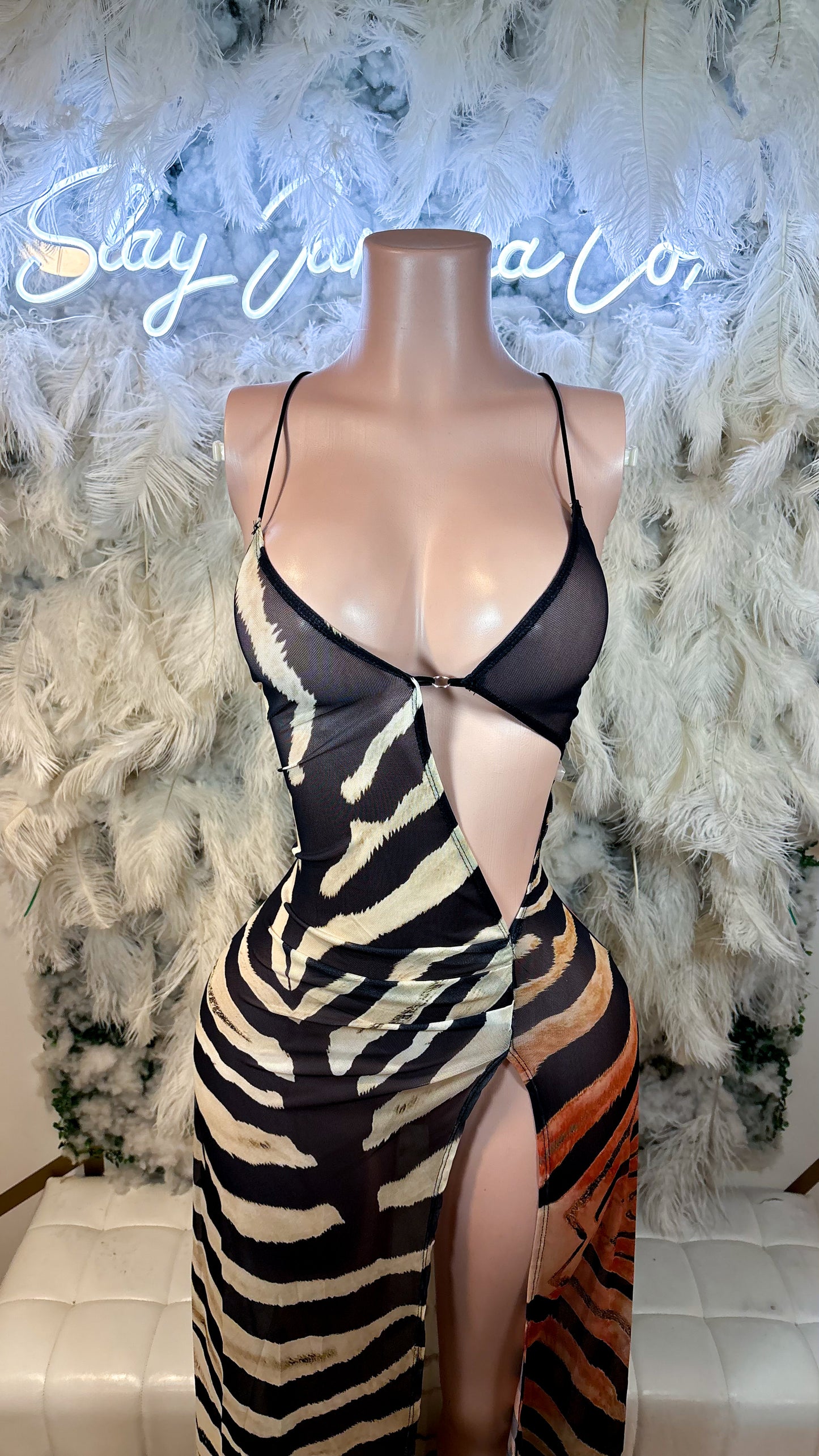 Breath Of Fresh Air Split Maxi Dress