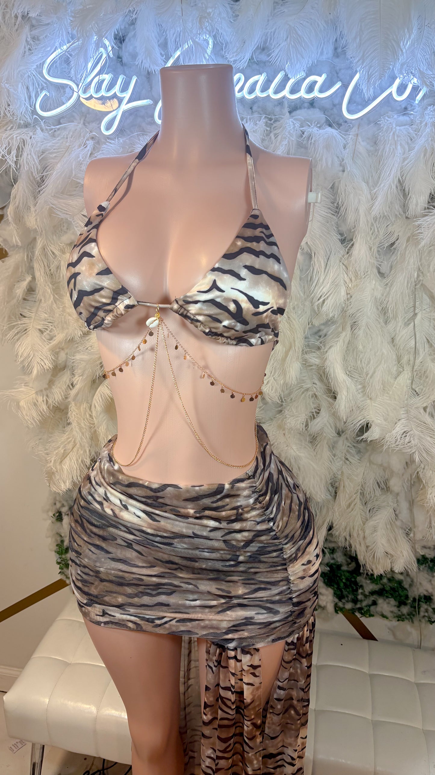 READY TO SHIP Heiress On The Prowl Skirt Set