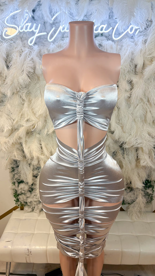 Take Me Through There Cut Out Mini Dress