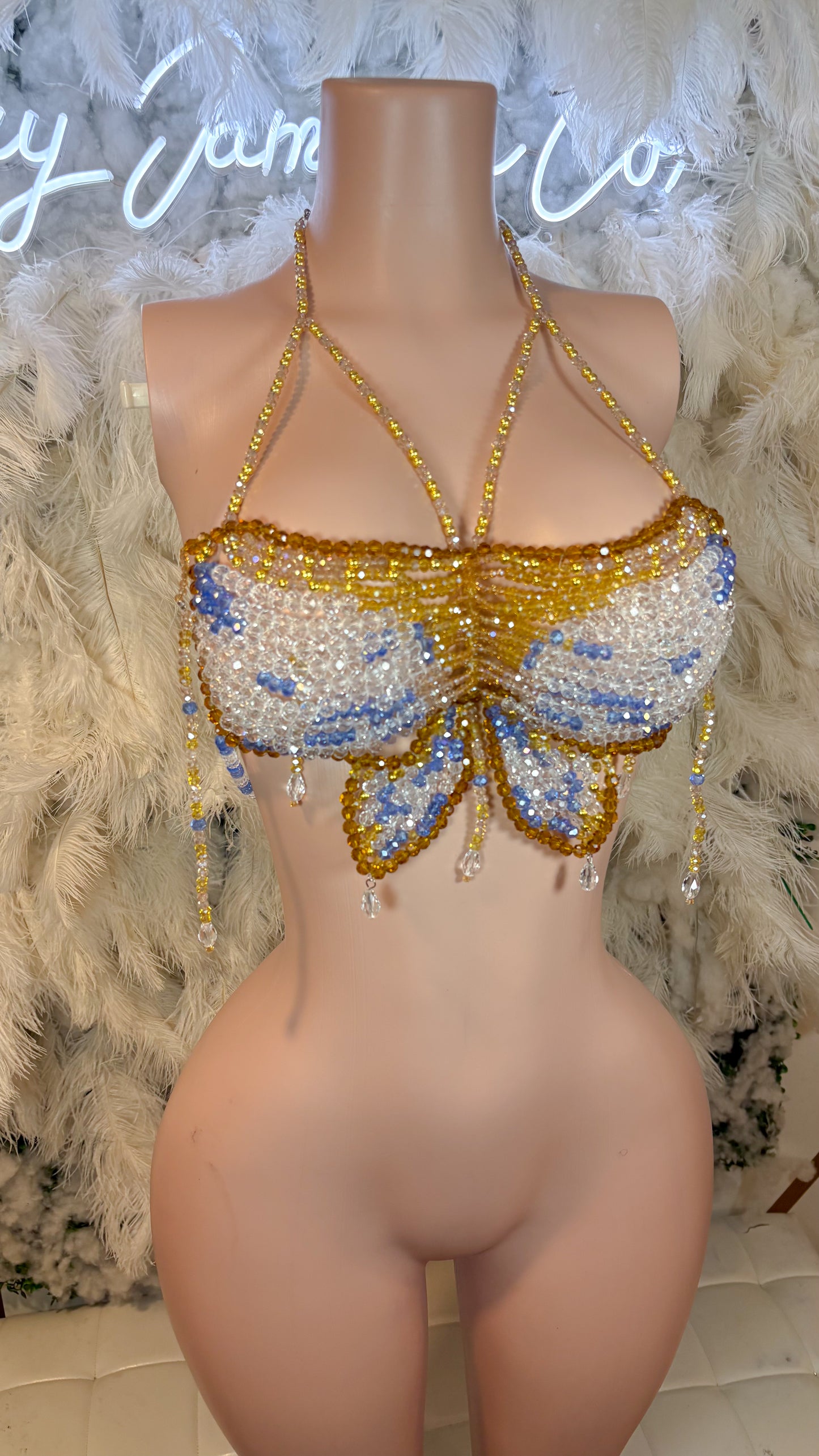 Mariposa Dreams Beaded Top