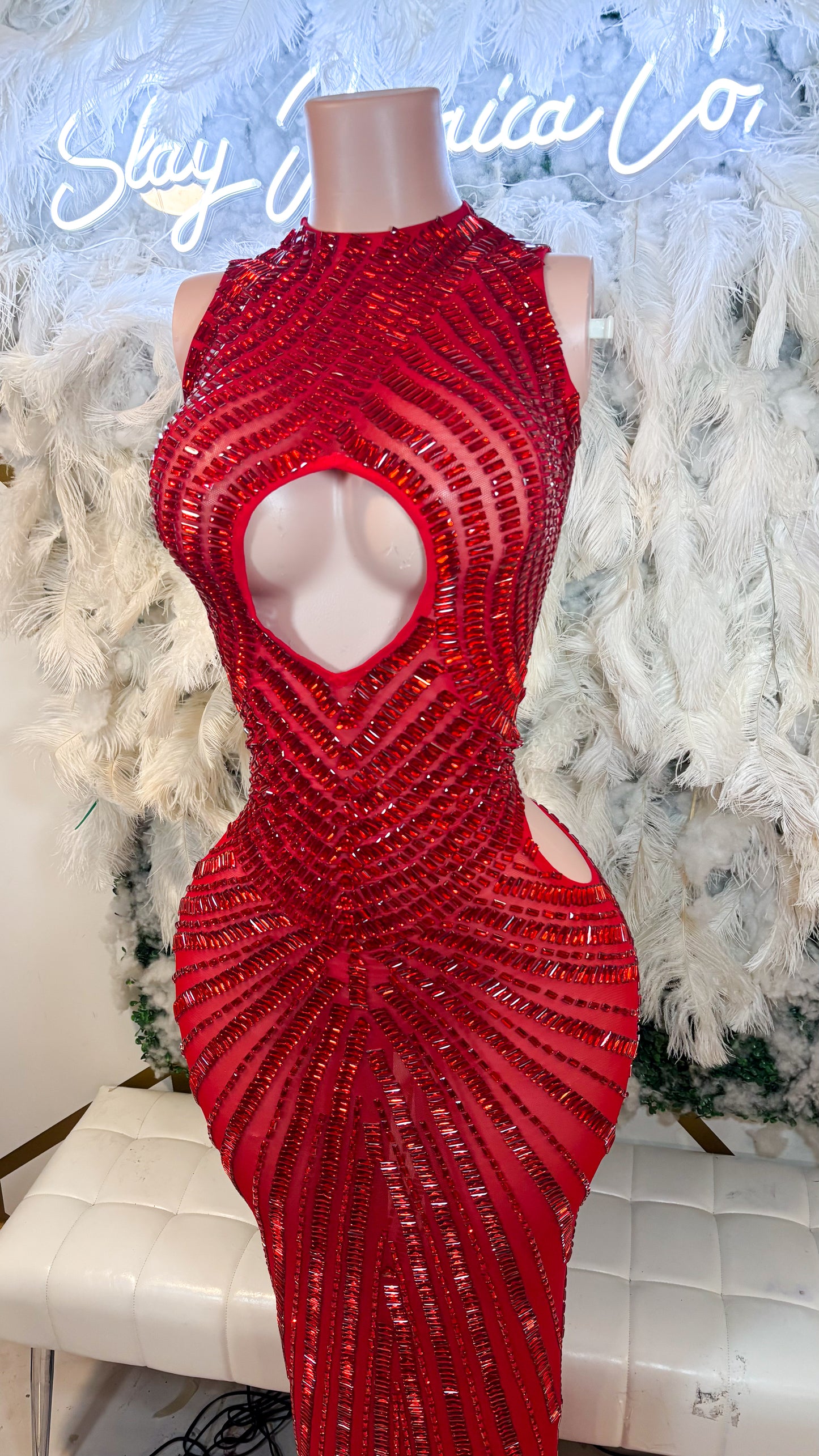 READY TO SHIP Life Of Every Party Rhinestone Maxi Dress