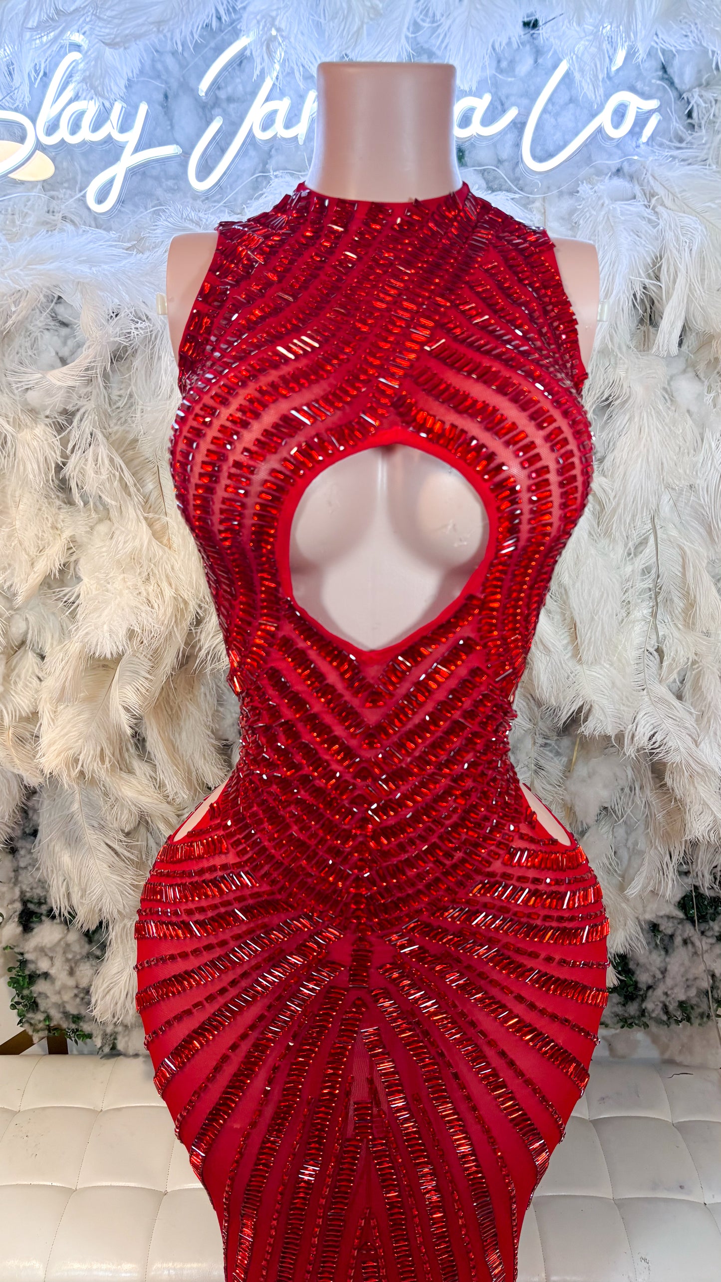 READY TO SHIP Life Of Every Party Rhinestone Maxi Dress