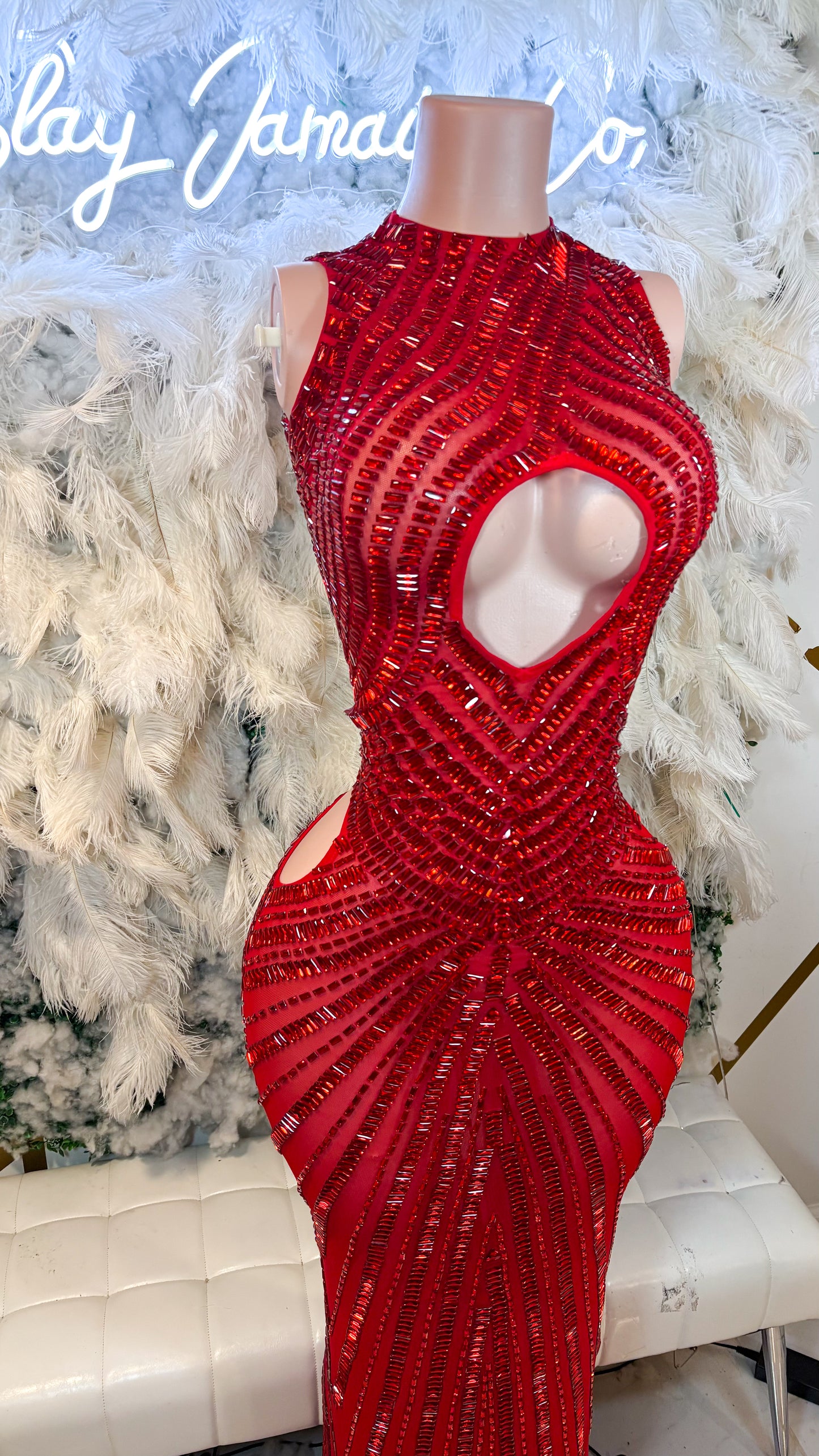 READY TO SHIP Life Of Every Party Rhinestone Maxi Dress