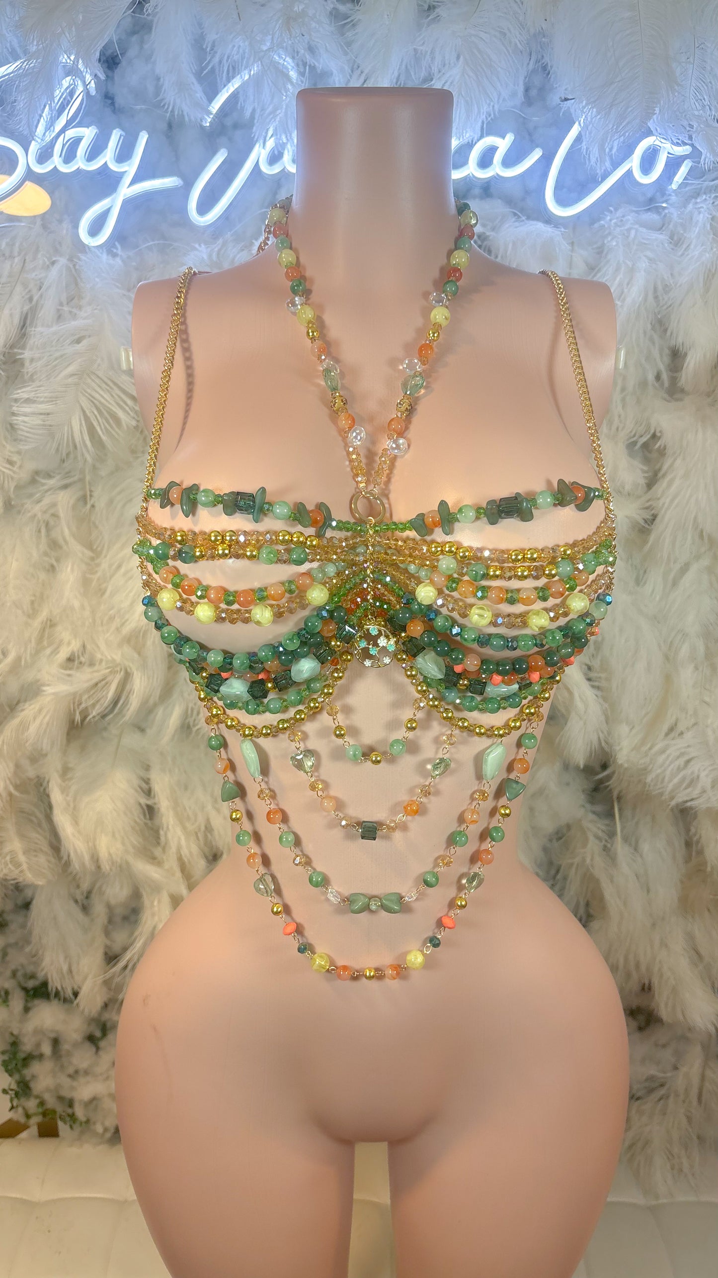 READY TO SHIP Tahitian Desires Beaded Top