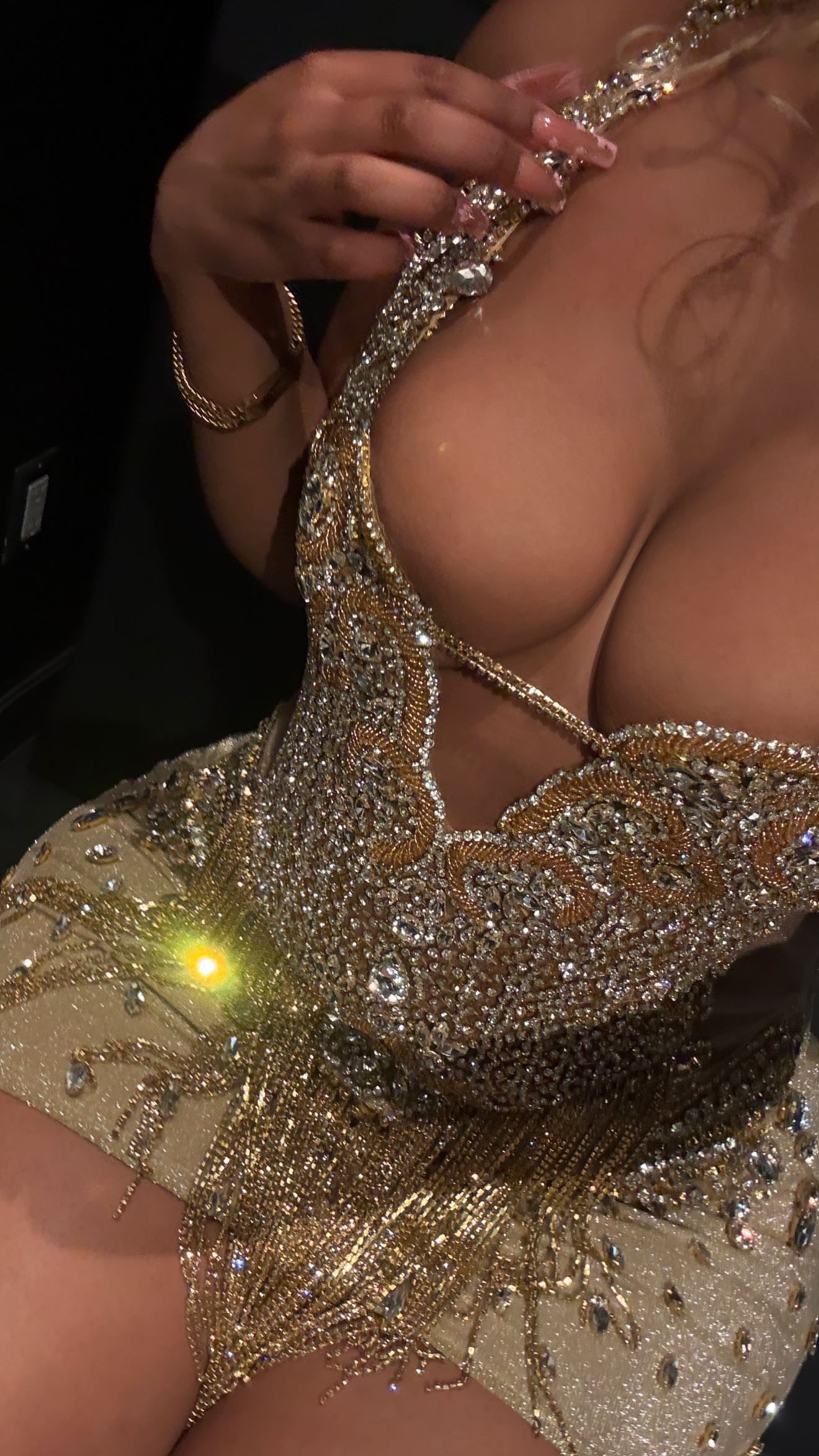 PREORDER ONLY Original DollHouse Fringe Rhinestone Luxe Mini Dress