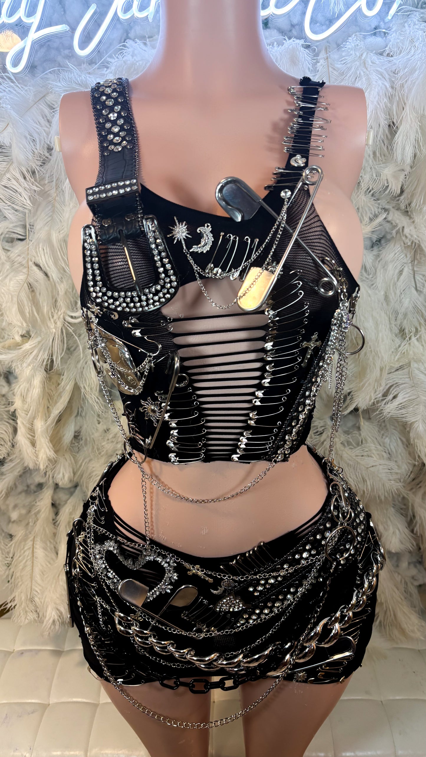 I’m The Main Character Embellished Skirt Set