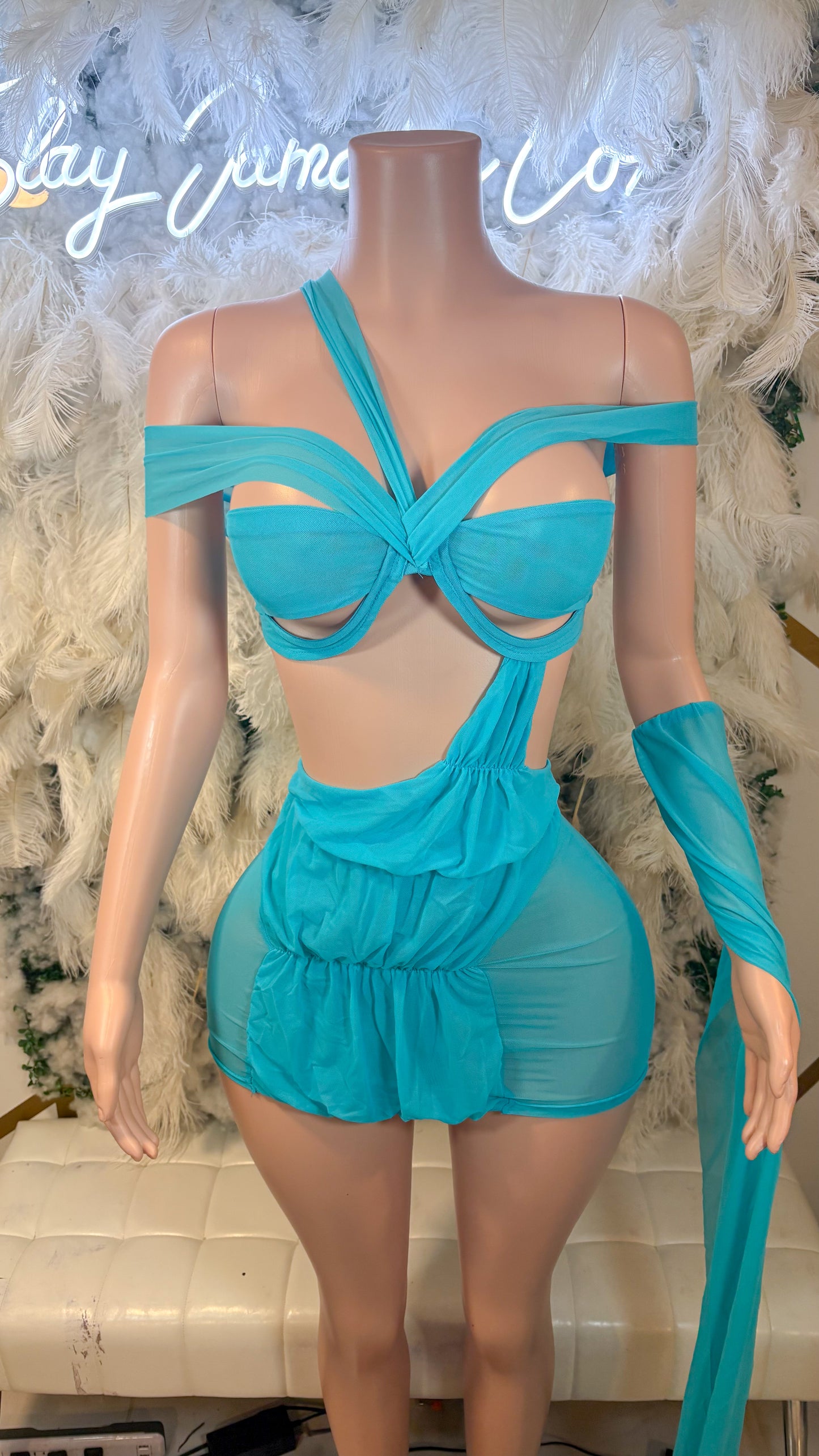 READY TO SHIP Miss Risqué Mini Dress