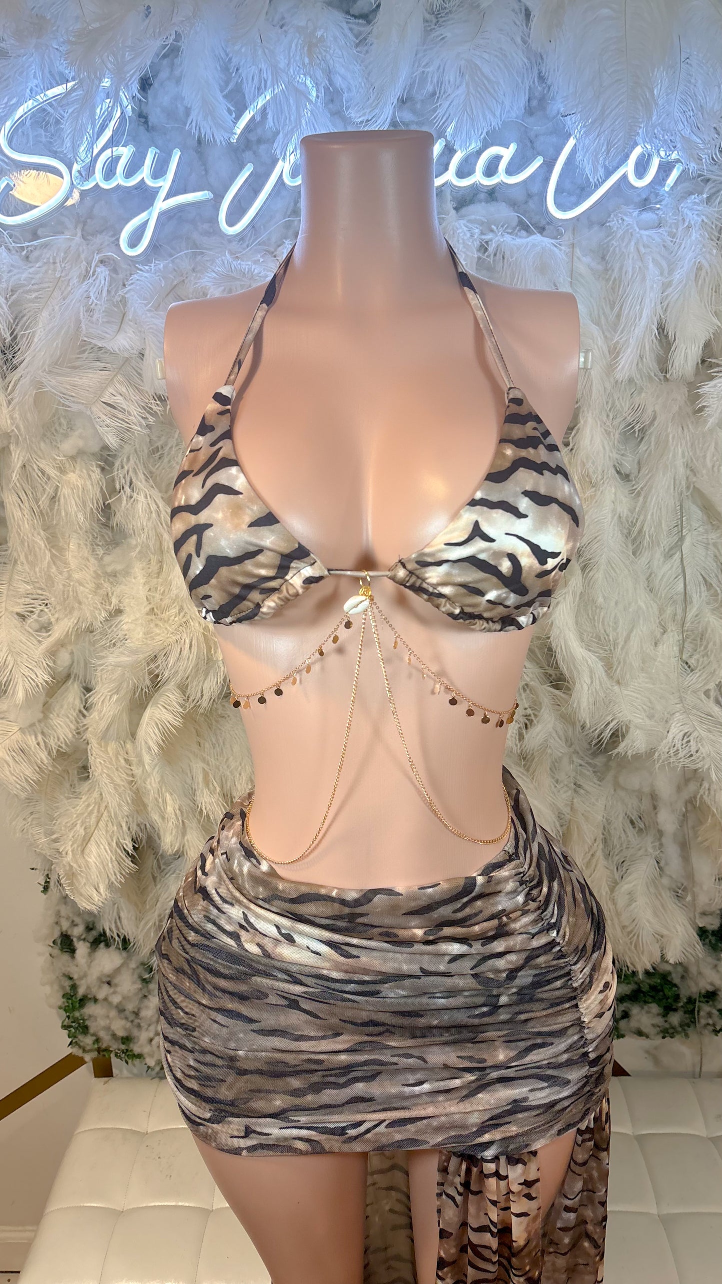 READY TO SHIP Heiress On The Prowl Skirt Set